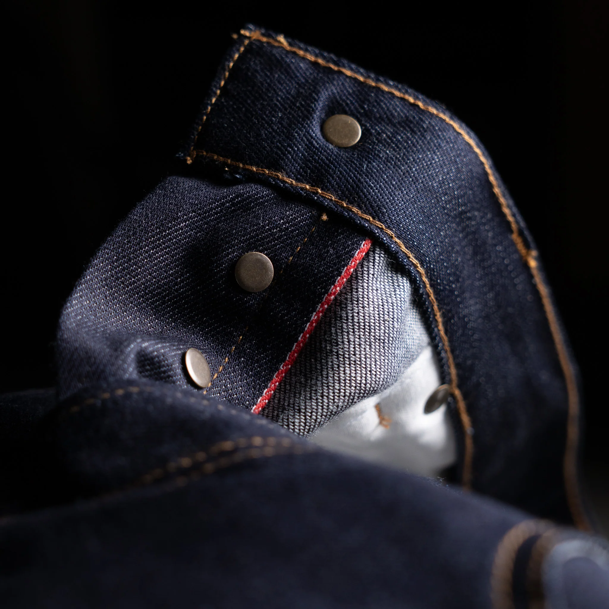 Strongman 9oz Red Sun Selvage Denim - Image 8