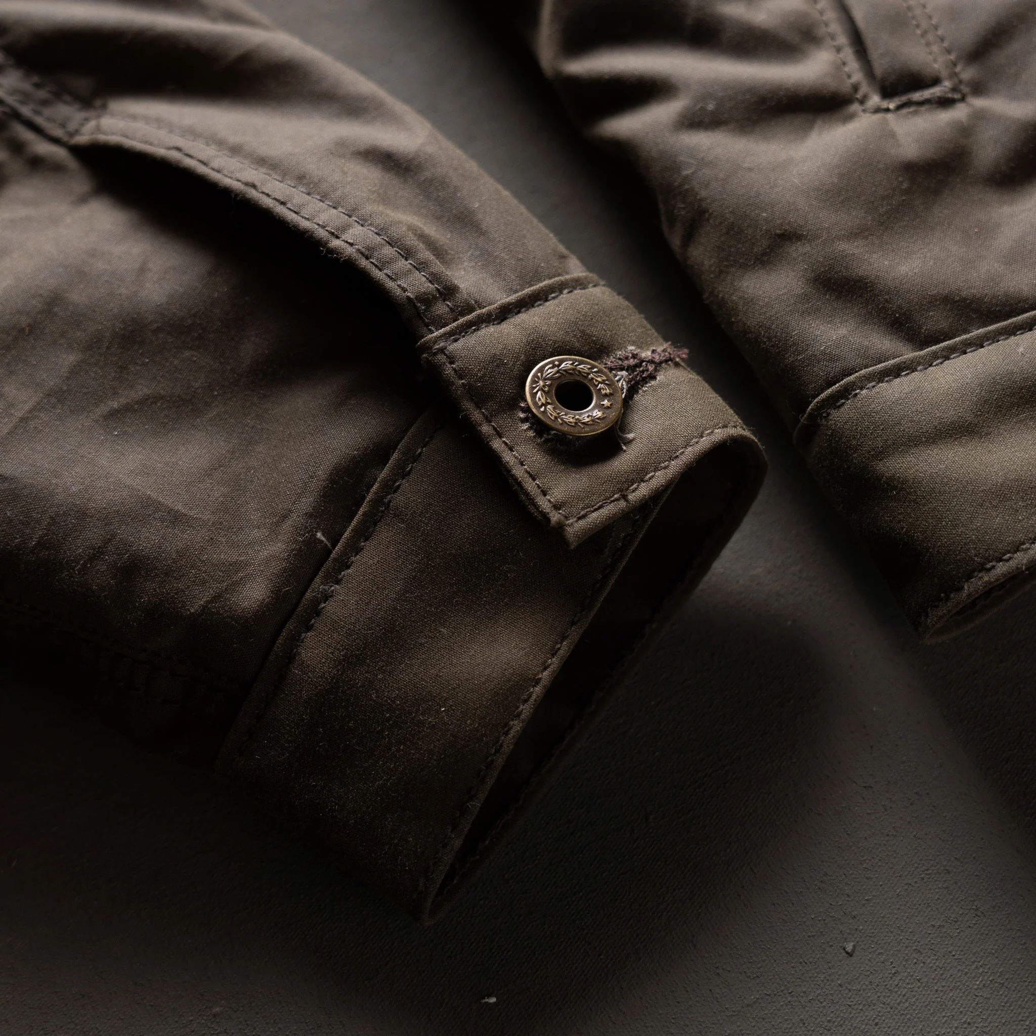 Ironside Wax Sherpa Fleece Jacket - Gunship Green - Image 14
