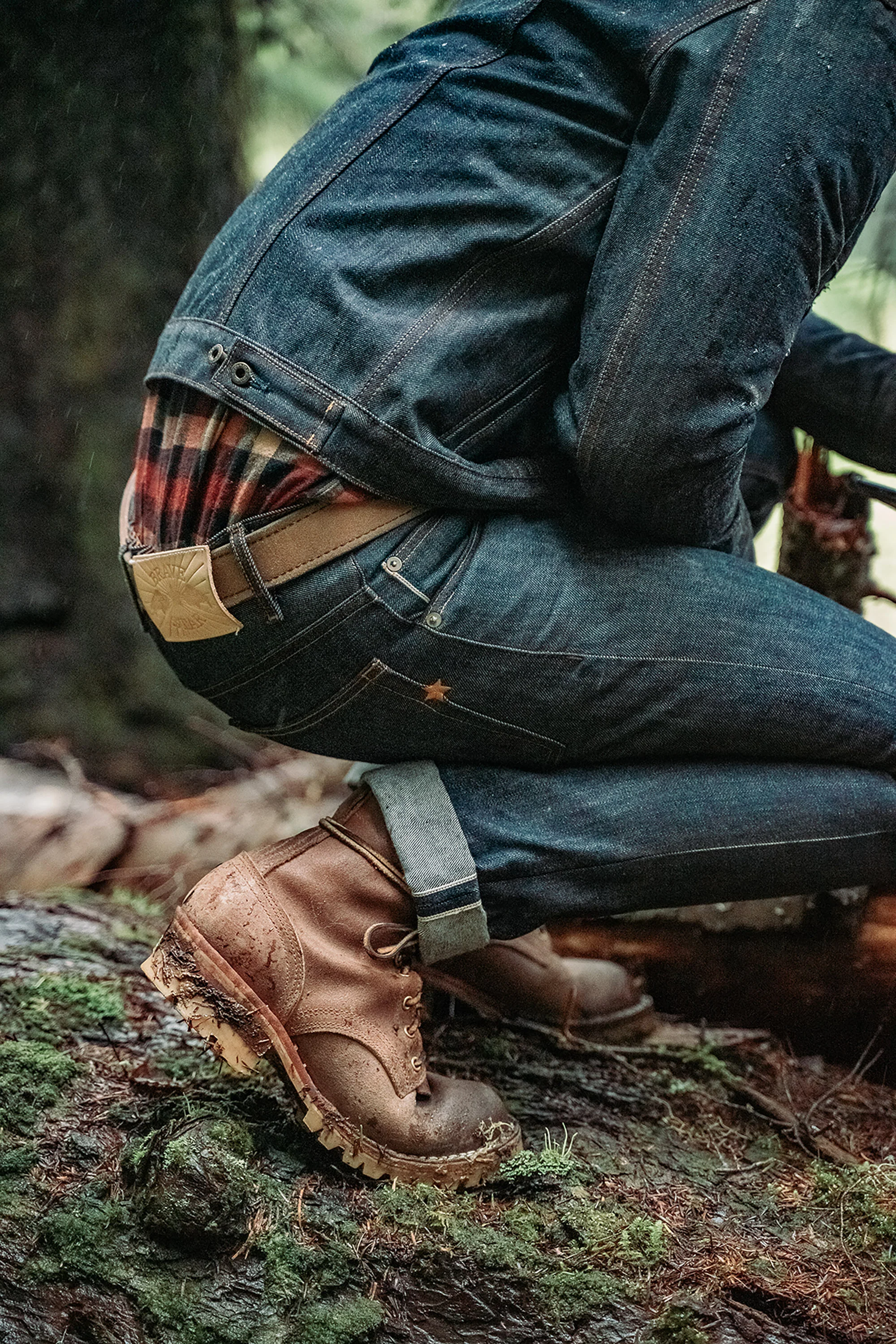 Slim Taper 12oz Woodsman Cone Mills Selvage Denim - Image 11
