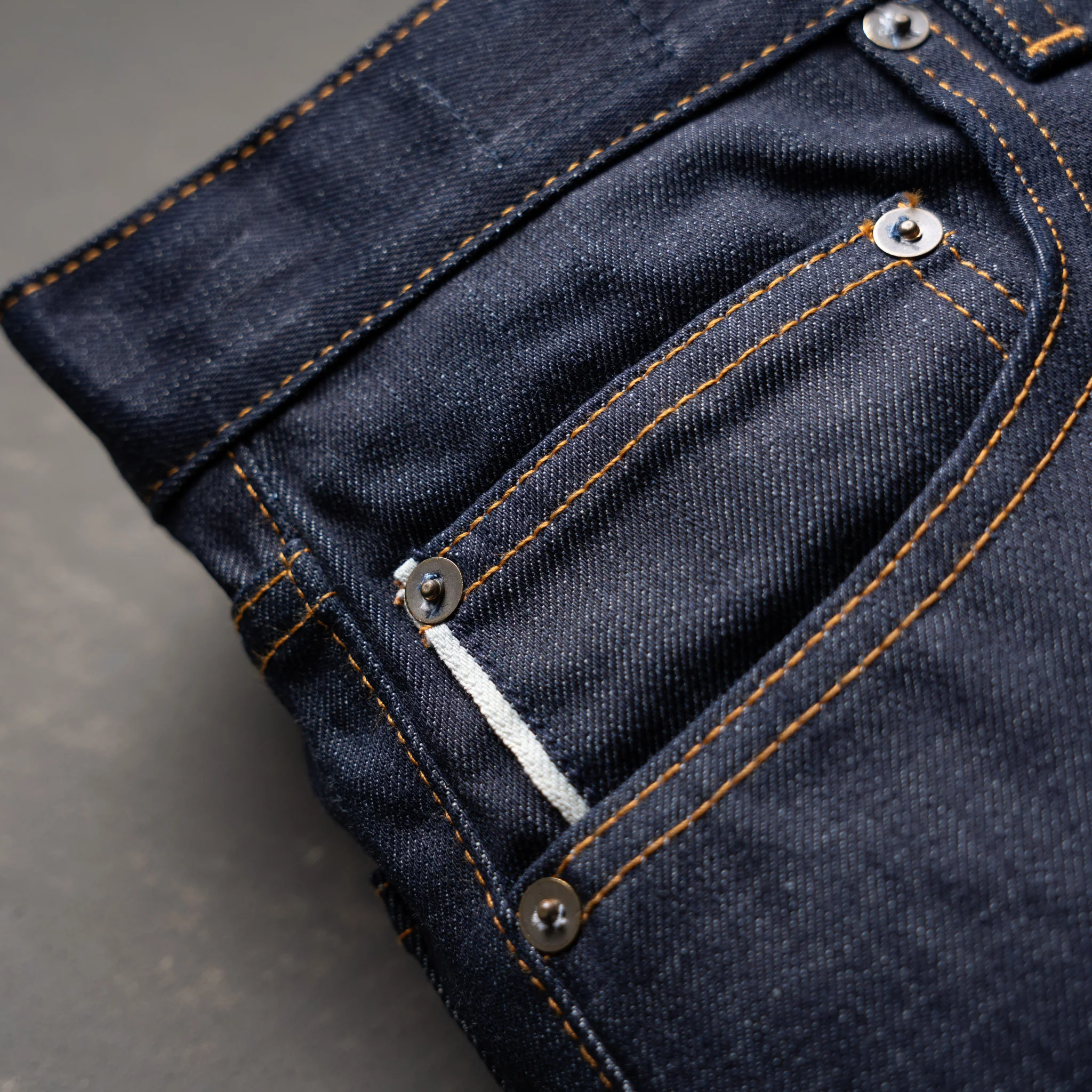 Slim Taper 12oz Woodsman Cone Mills Selvage Denim - Image 9