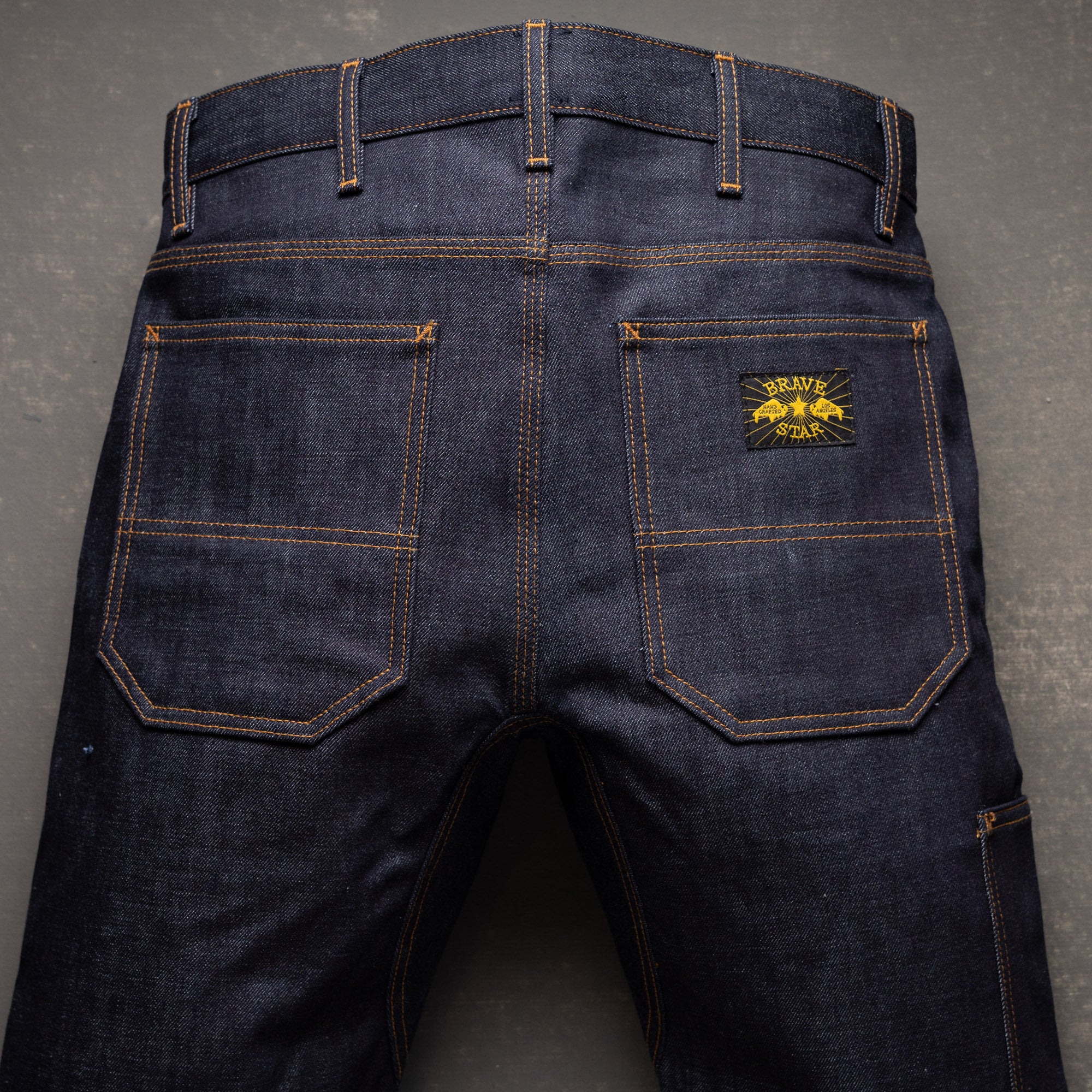 Die Hard Double Knee Straight Leg - 13oz Witness Cone Mils Selvage Denim Jean - Image 12