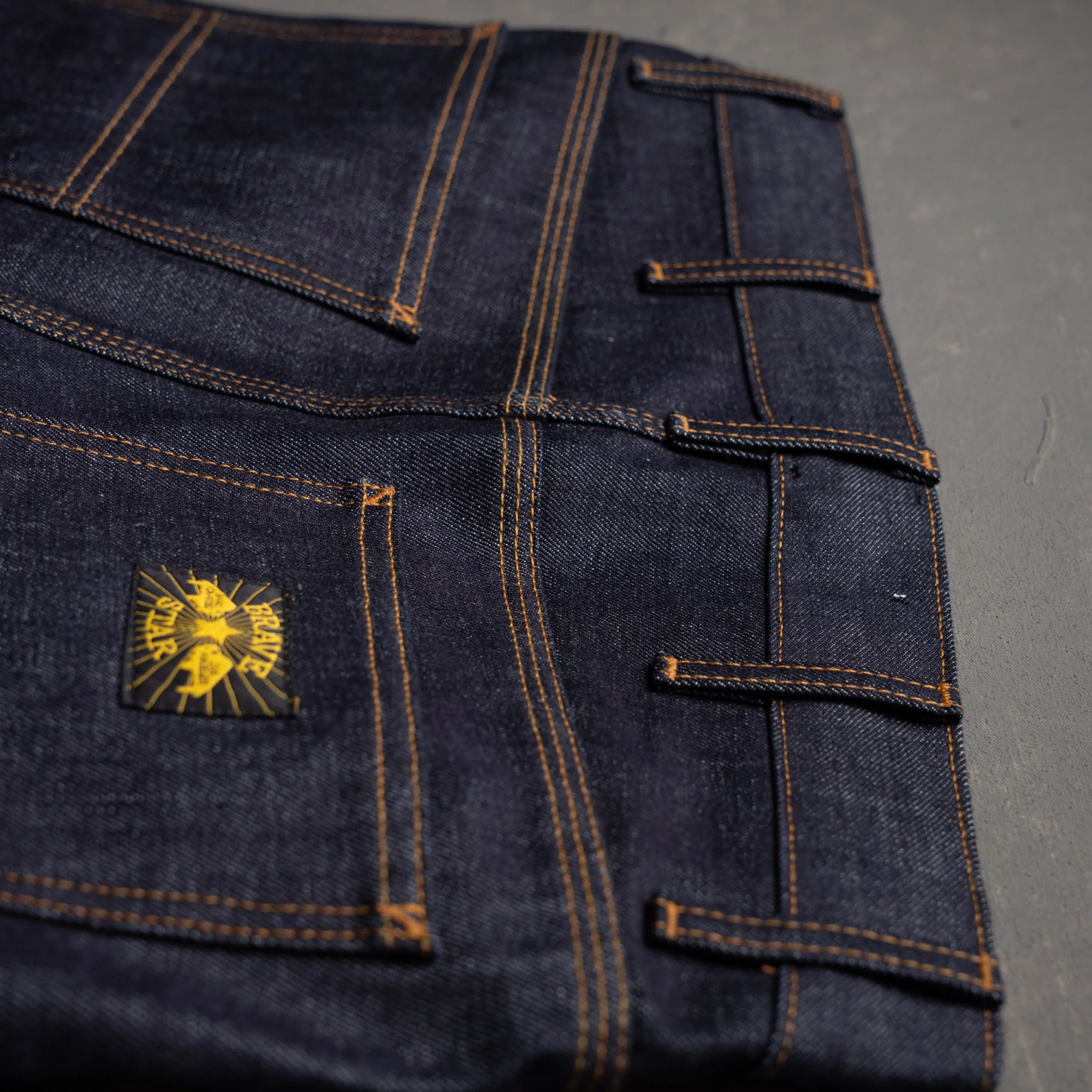 Die Hard Double Knee Straight Leg - 13oz Witness Cone Mils Selvage Denim Jean - Image 16