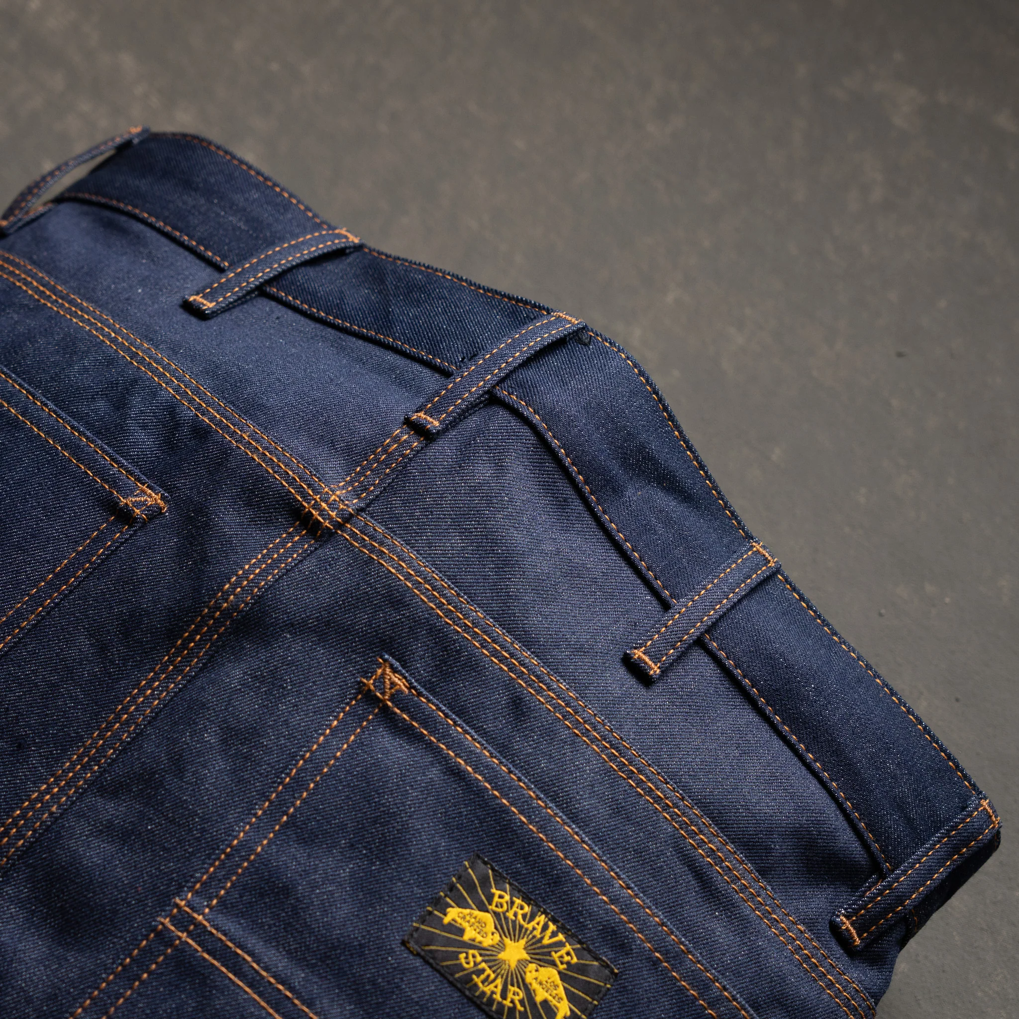 Die Hard Double Knee Straight Leg - 12.5oz WWII Blue Selvage Denim Jean - Image 10