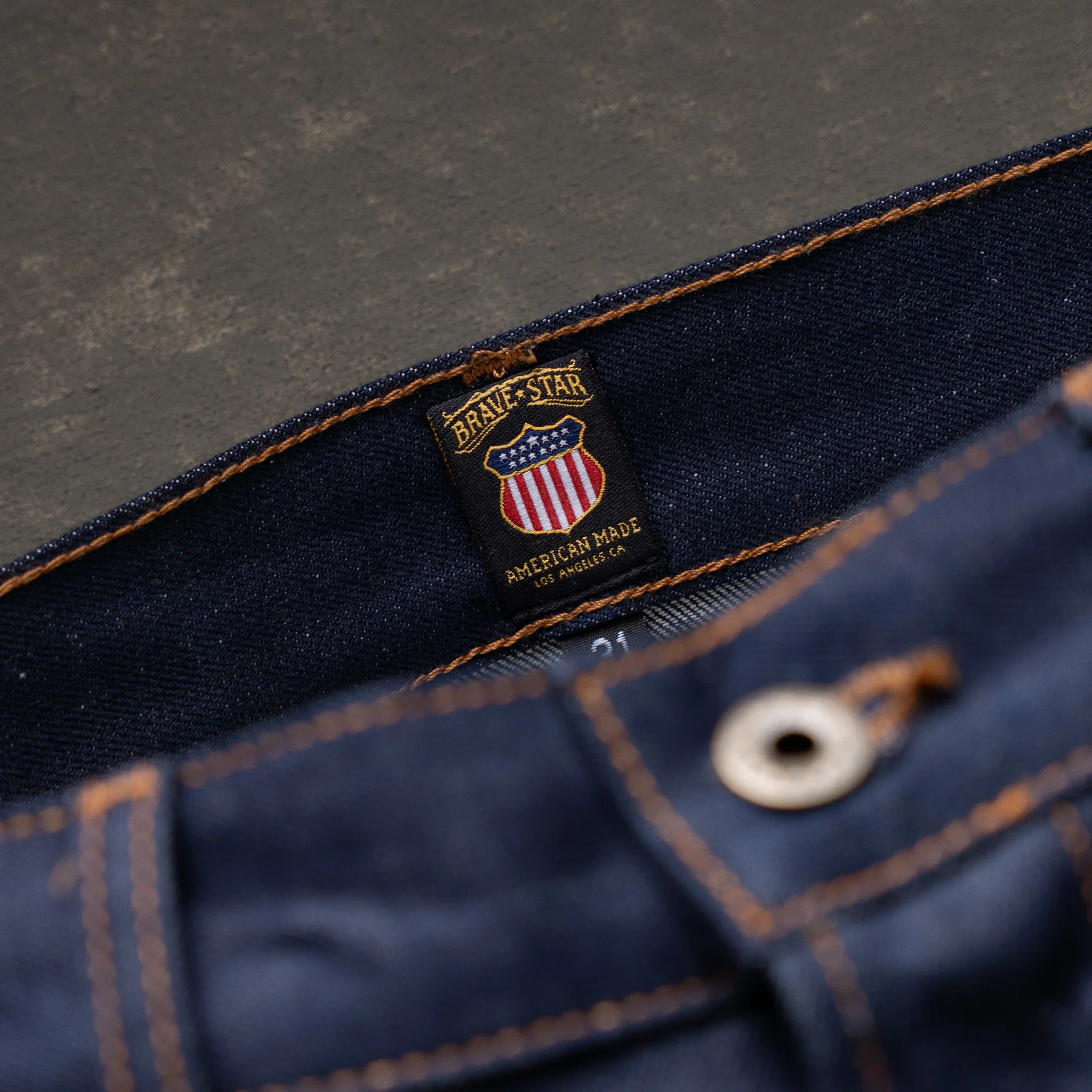 Die Hard Double Knee Straight Leg - 12.5oz WWII Blue Selvage Denim Jean - Image 11