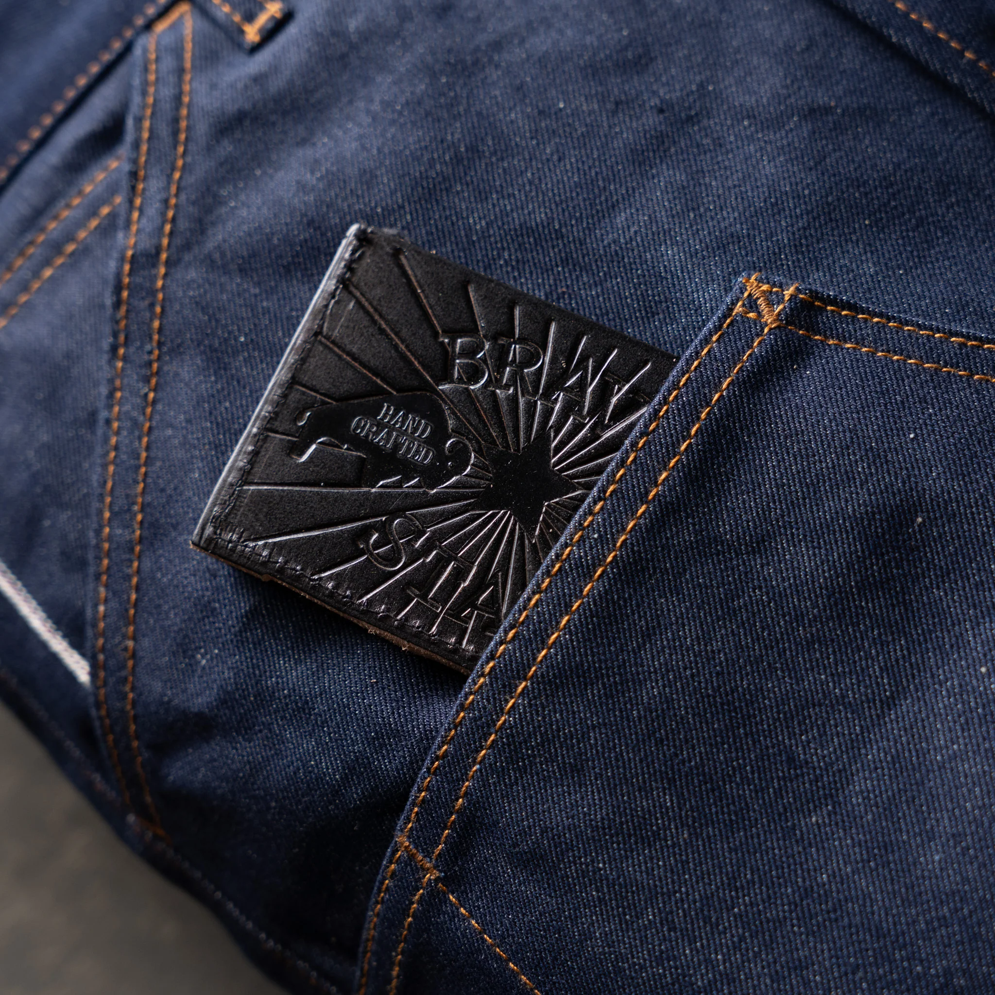 Die Hard Double Knee Straight Leg - 12.5oz WWII Blue Selvage Denim Jean - Image 12