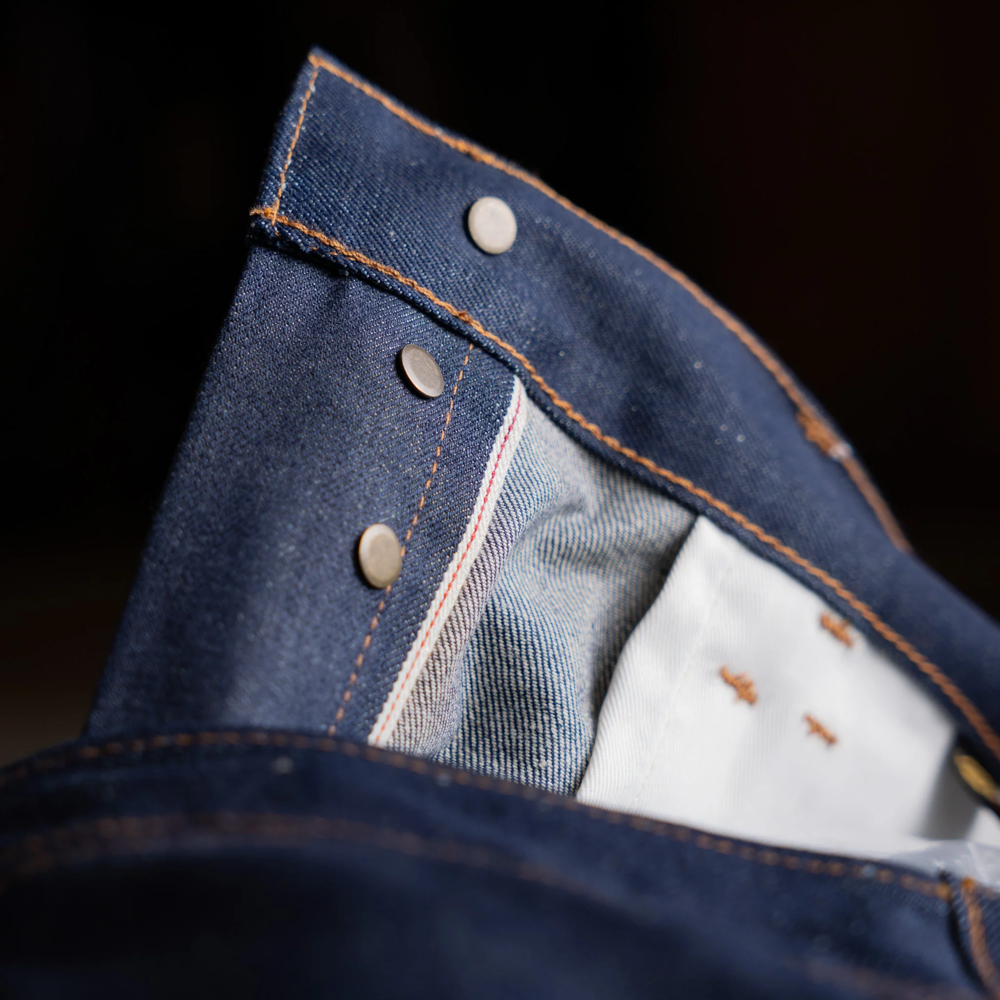 Die Hard Double Knee Straight Leg - 12.5oz WWII Blue Selvage Denim Jean - Image 13