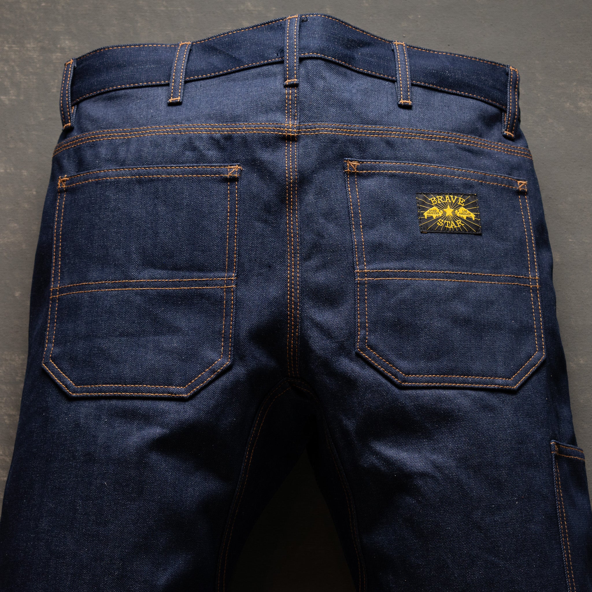 Die Hard Double Knee Straight Leg - 12.5oz WWII Blue Selvage Denim Jean - Image 8