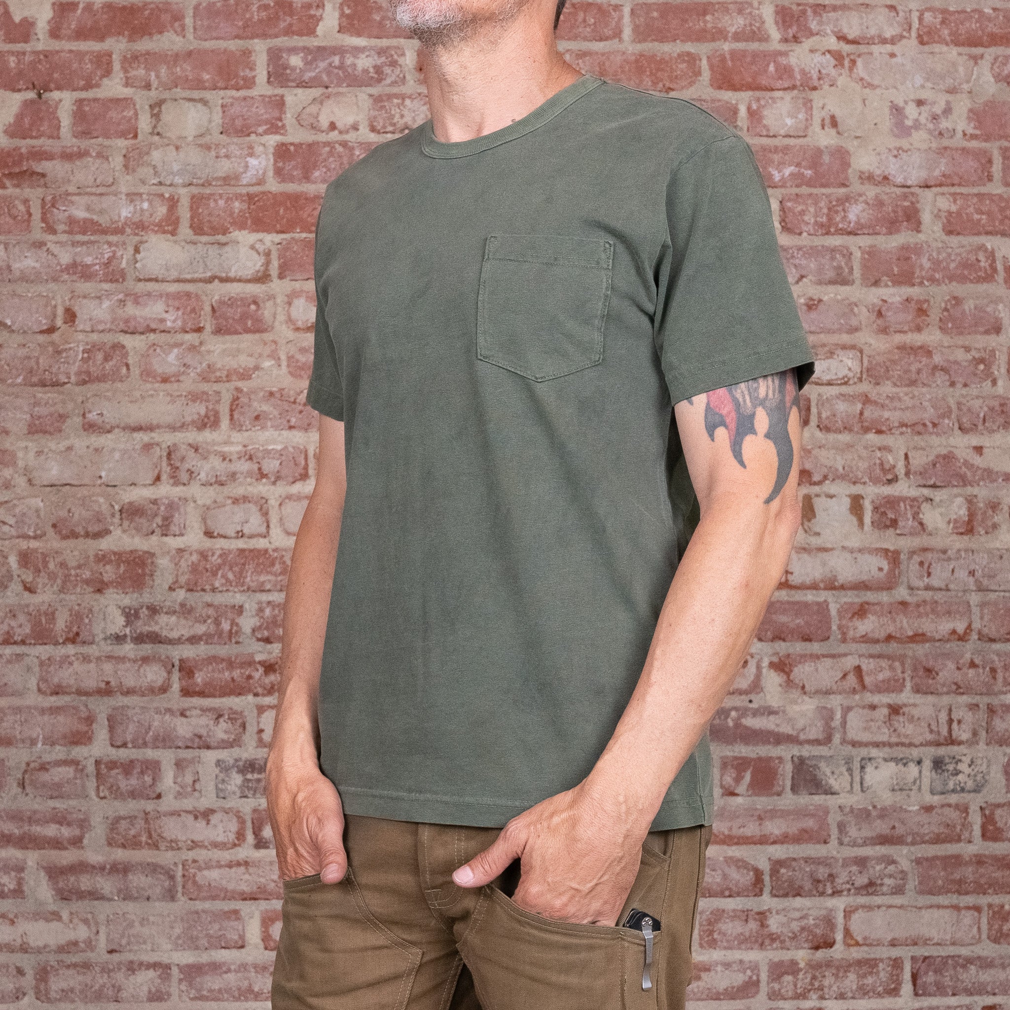 Faded Glory Short Sleeve Classic Pocket T-Shirt - Image 5