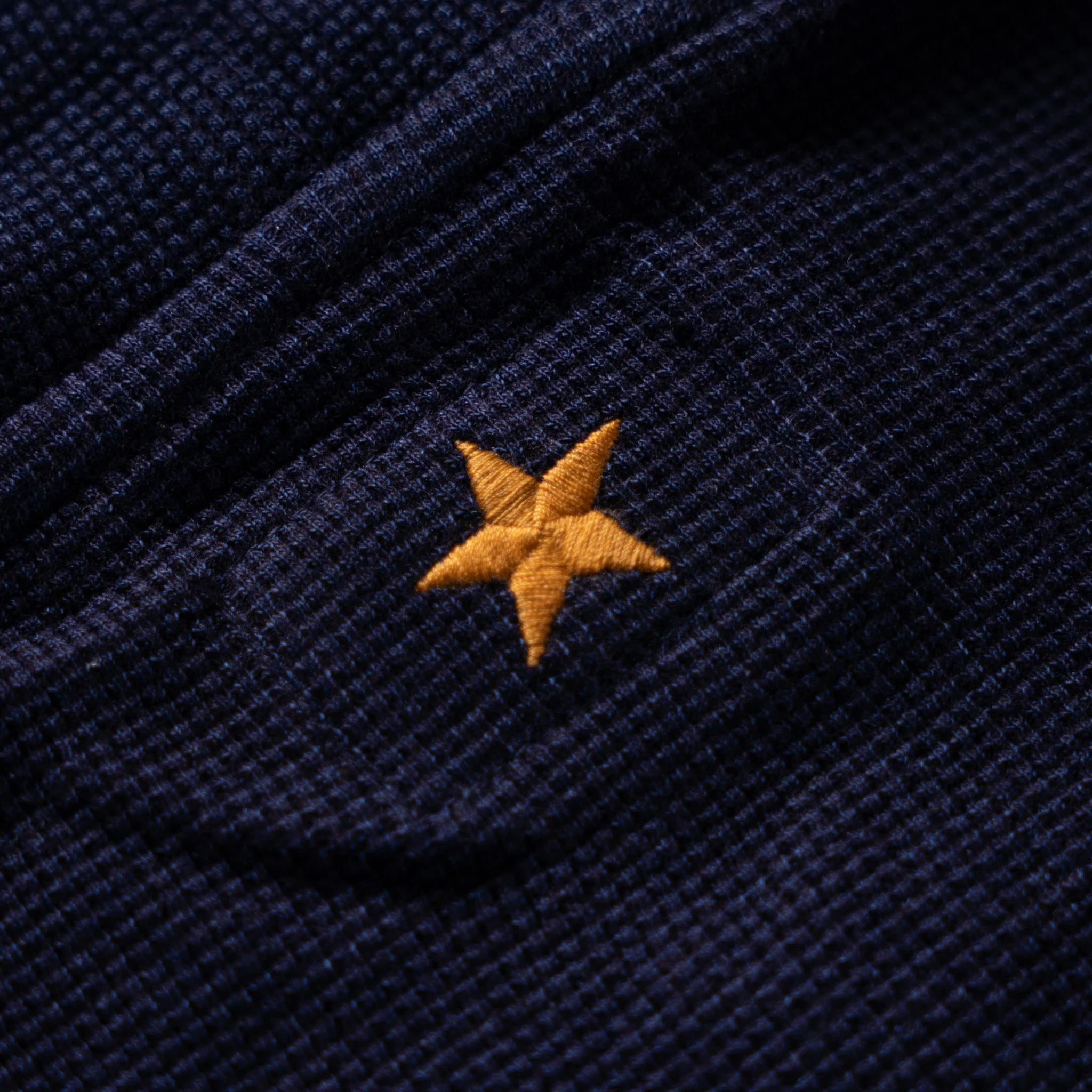 Glory Days Indigo Dyed Thermal Zip Hoodie - Image 10