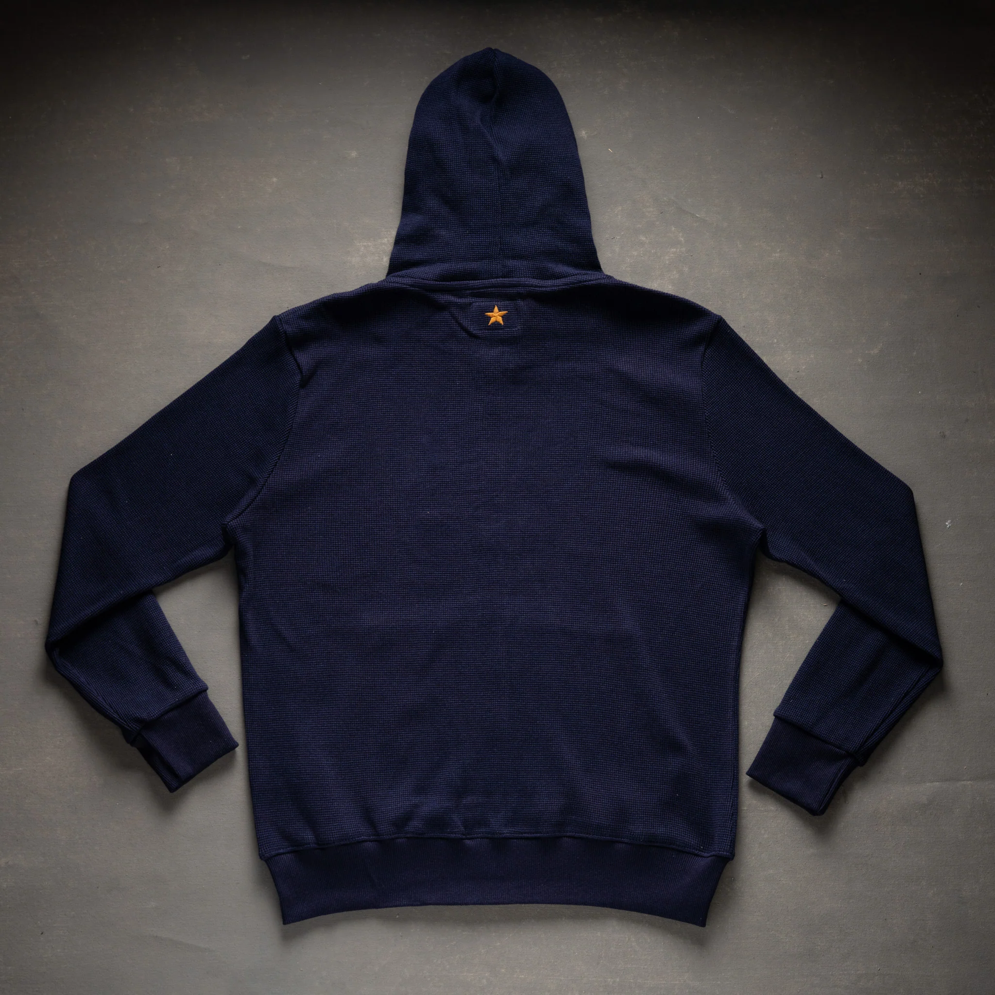 Glory Days Indigo Dyed Thermal Zip Hoodie - Image 6