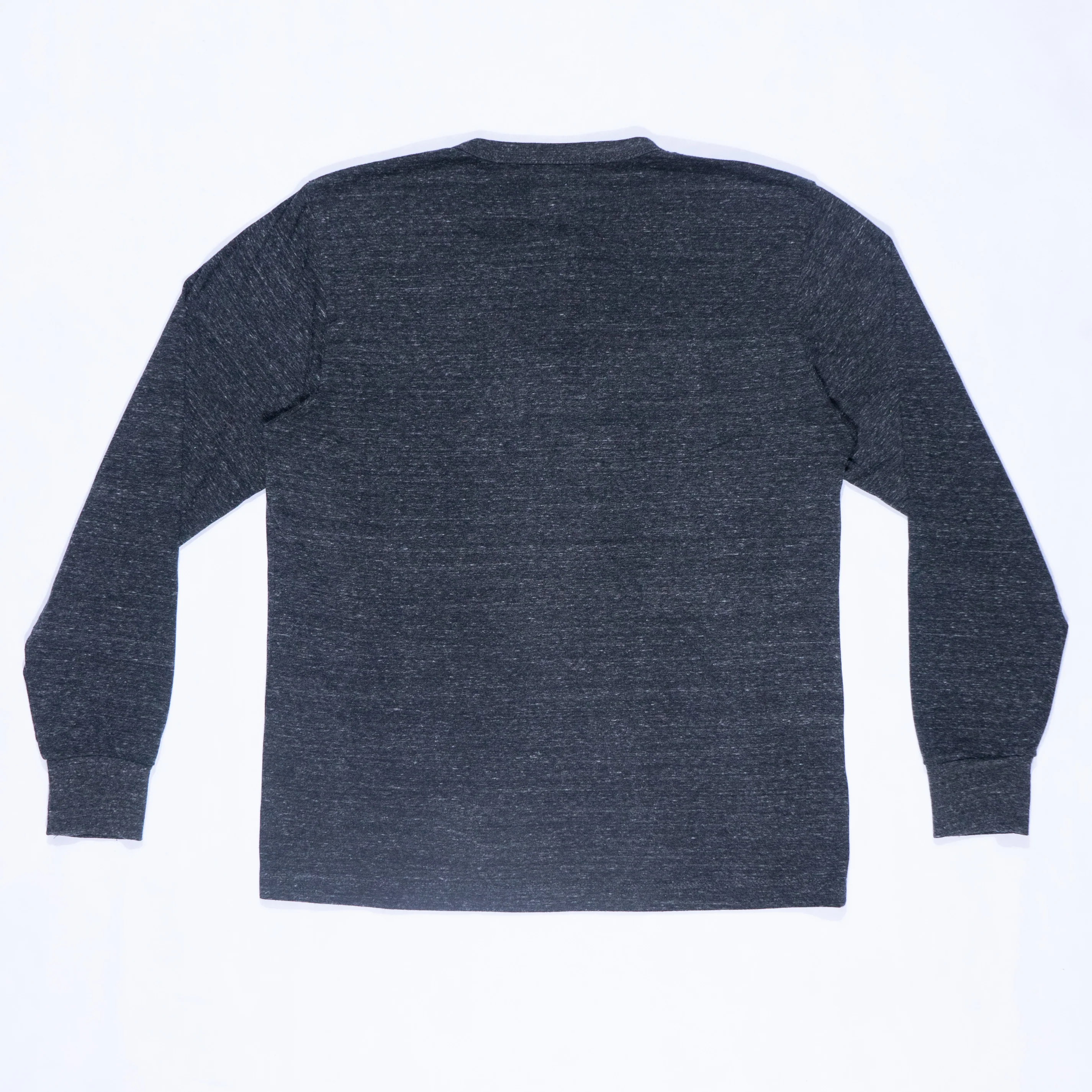 Glory Days Long Sleeve Heavyweight Henley - Tri-Blend Charcoal - Image 6