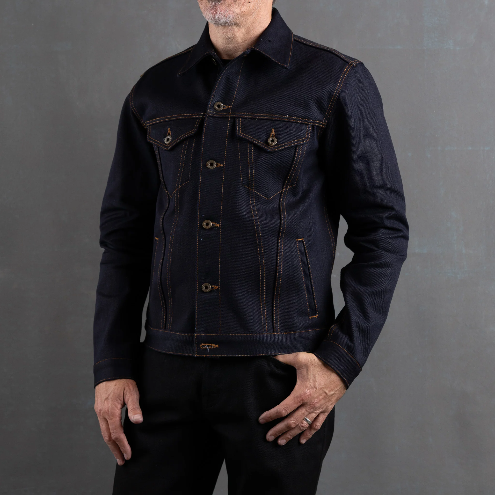 Ironside Jacket 21.5oz Frankenstein Selvage Denim - Image 4
