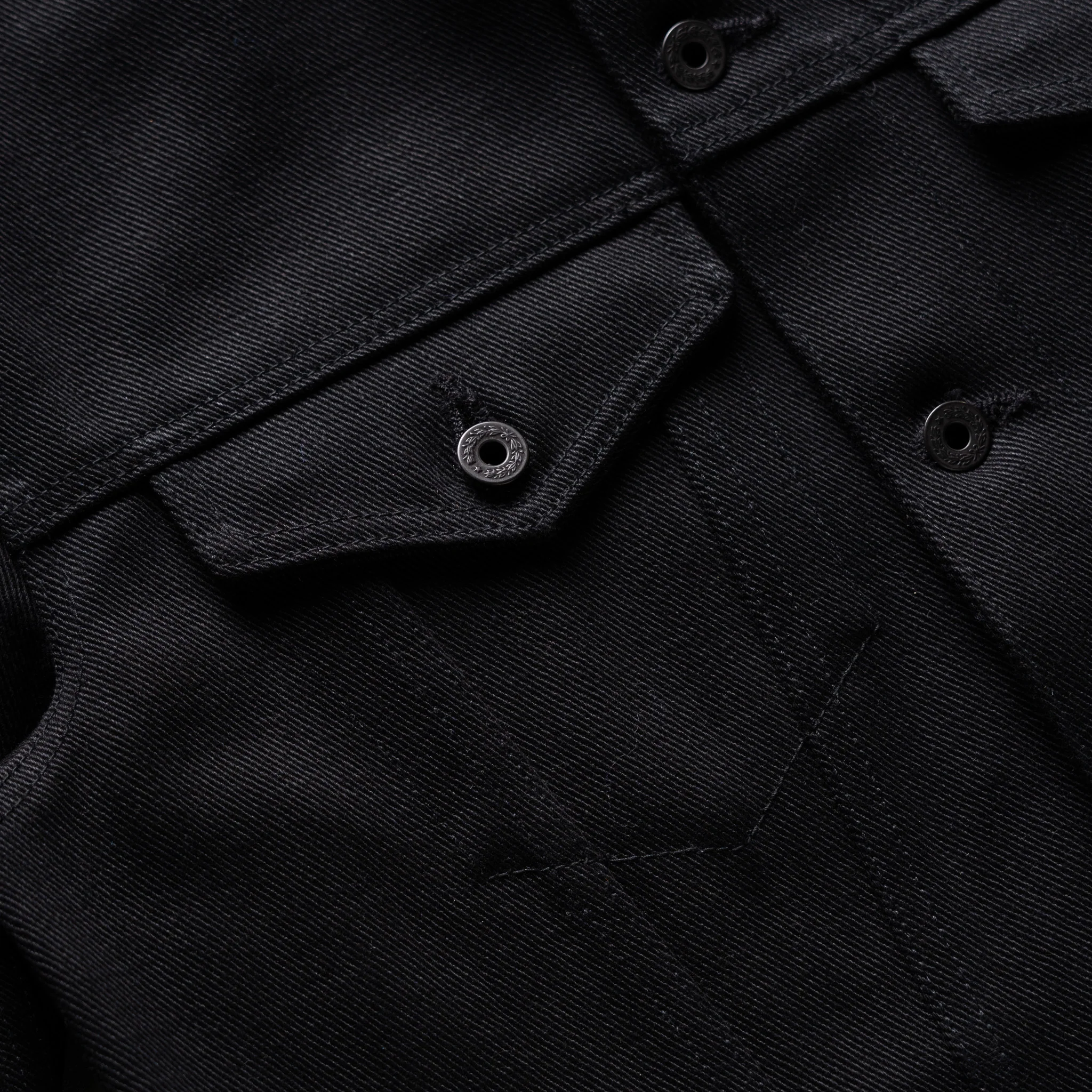 Ironside Jacket 21.5oz 'Mayhem' Double Black Japan Selvage Denim - Image 15