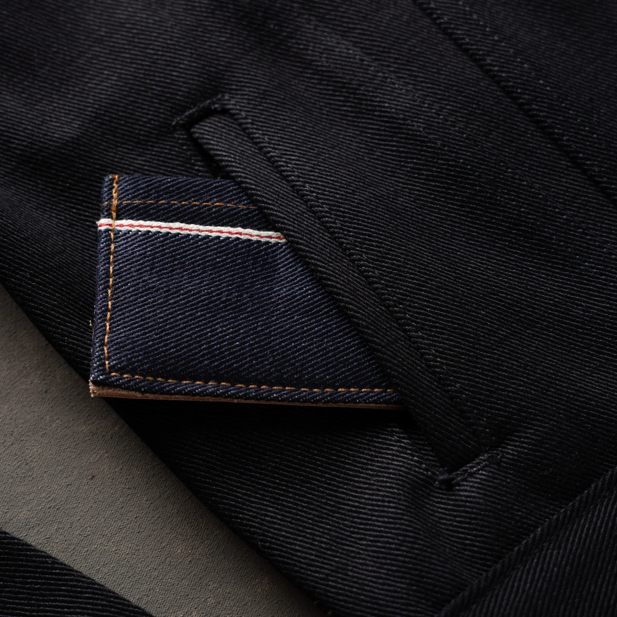 Ironside Jacket 21.5oz 'Mayhem' Double Black Japan Selvage Denim - Image 16