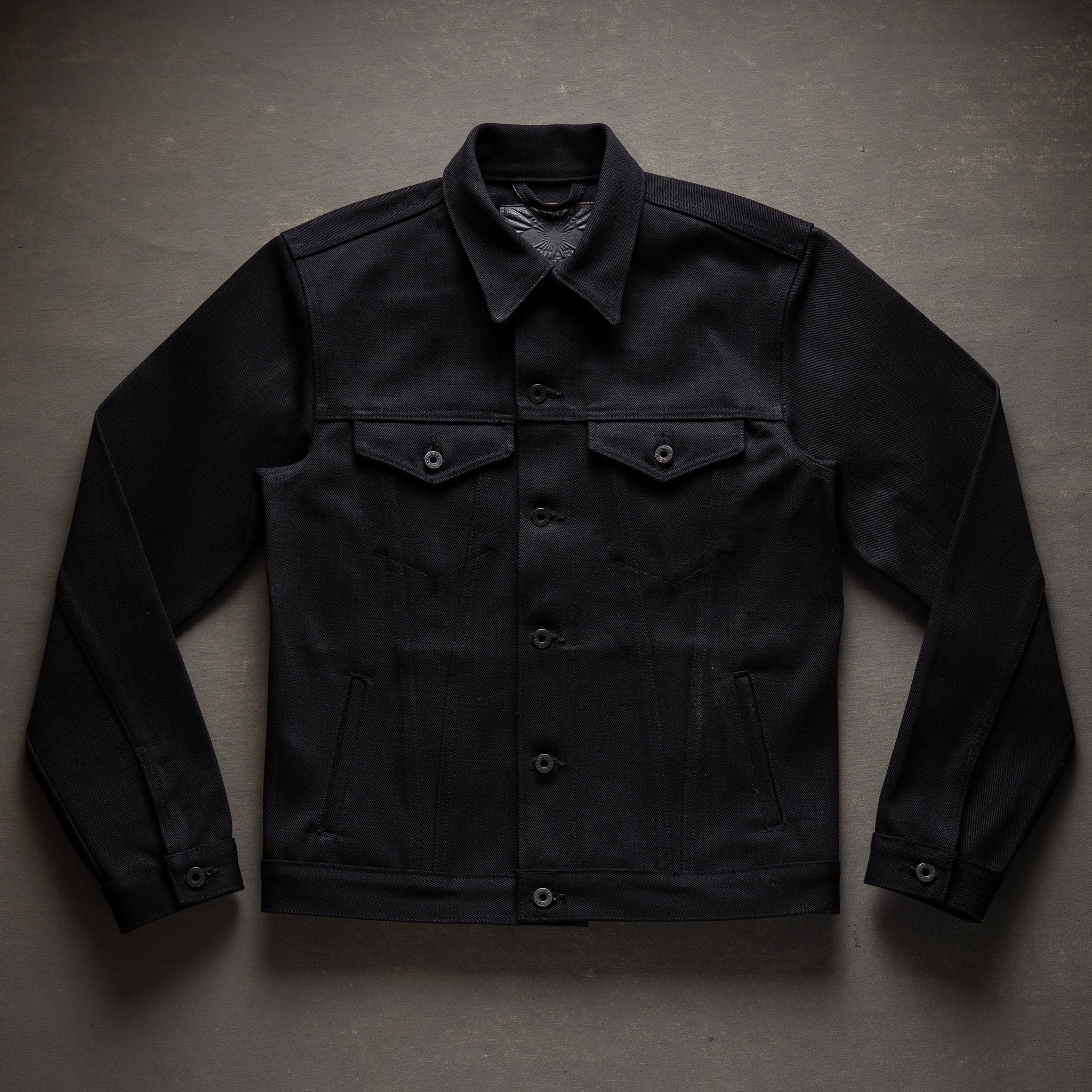 Ironside Jacket 21.5oz 'Mayhem' Double Black Japan Selvage Denim - Image 8