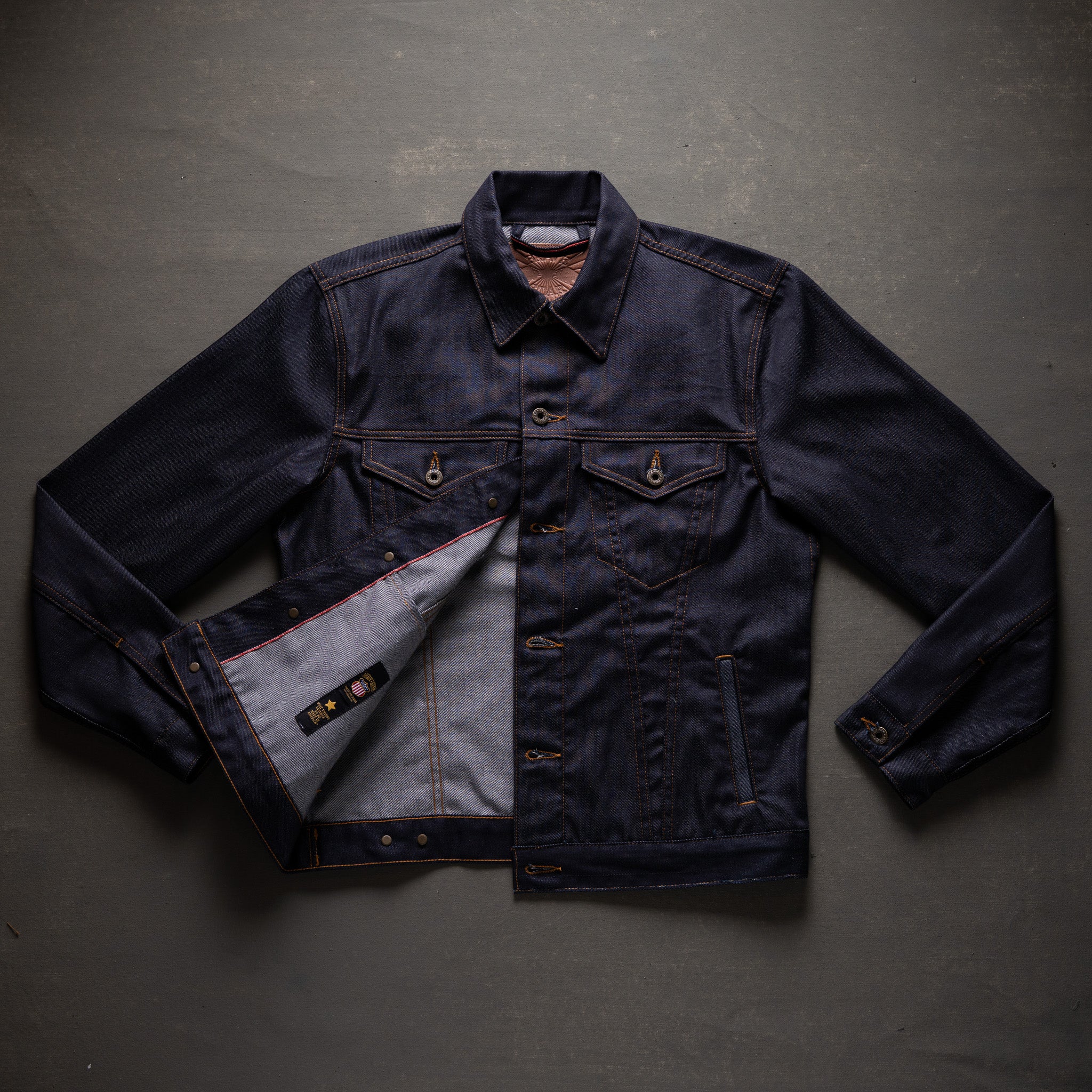Ironside Jacket 9oz Red Sun Selvage Denim - Image 10