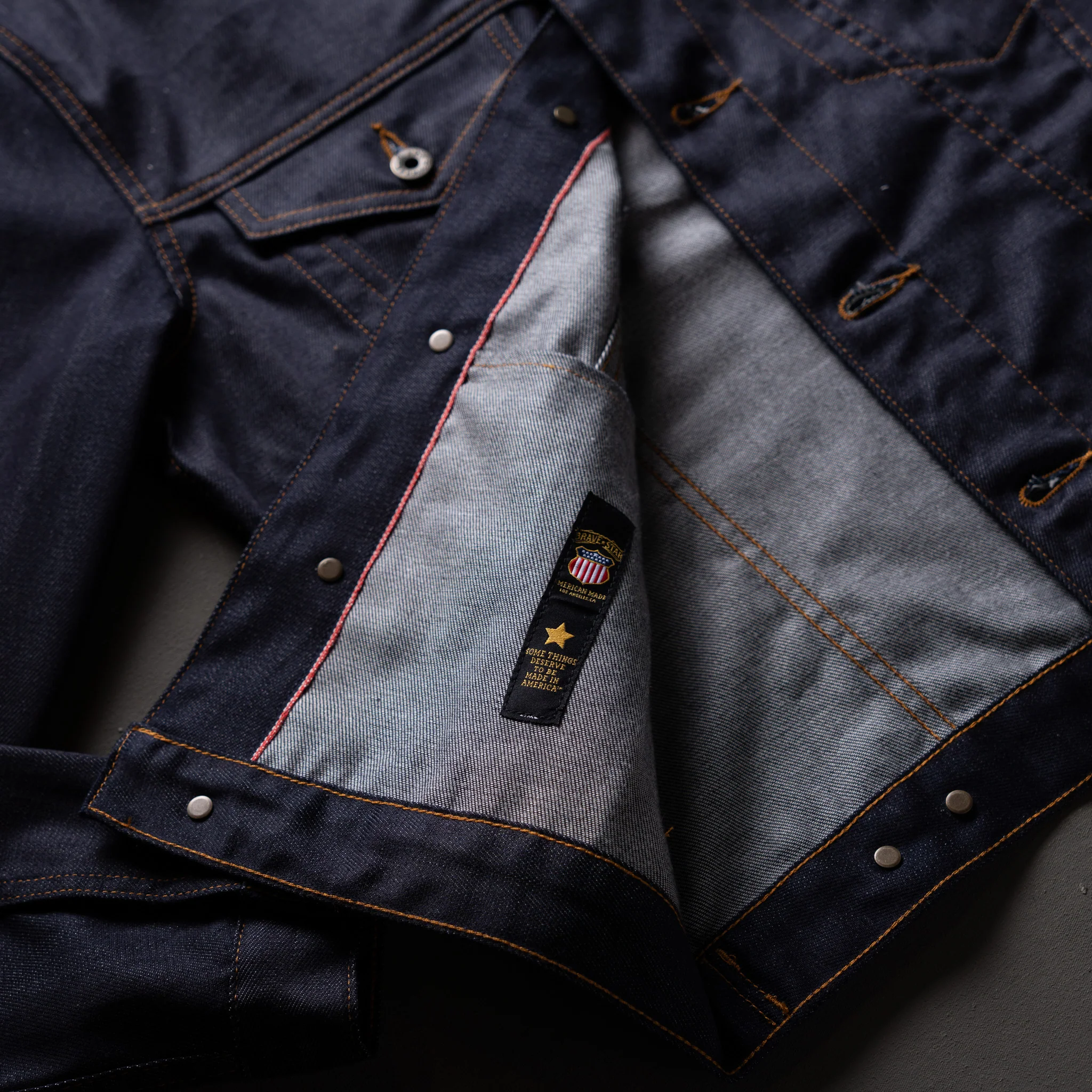 Ironside Jacket 9oz Red Sun Selvage Denim - Image 16