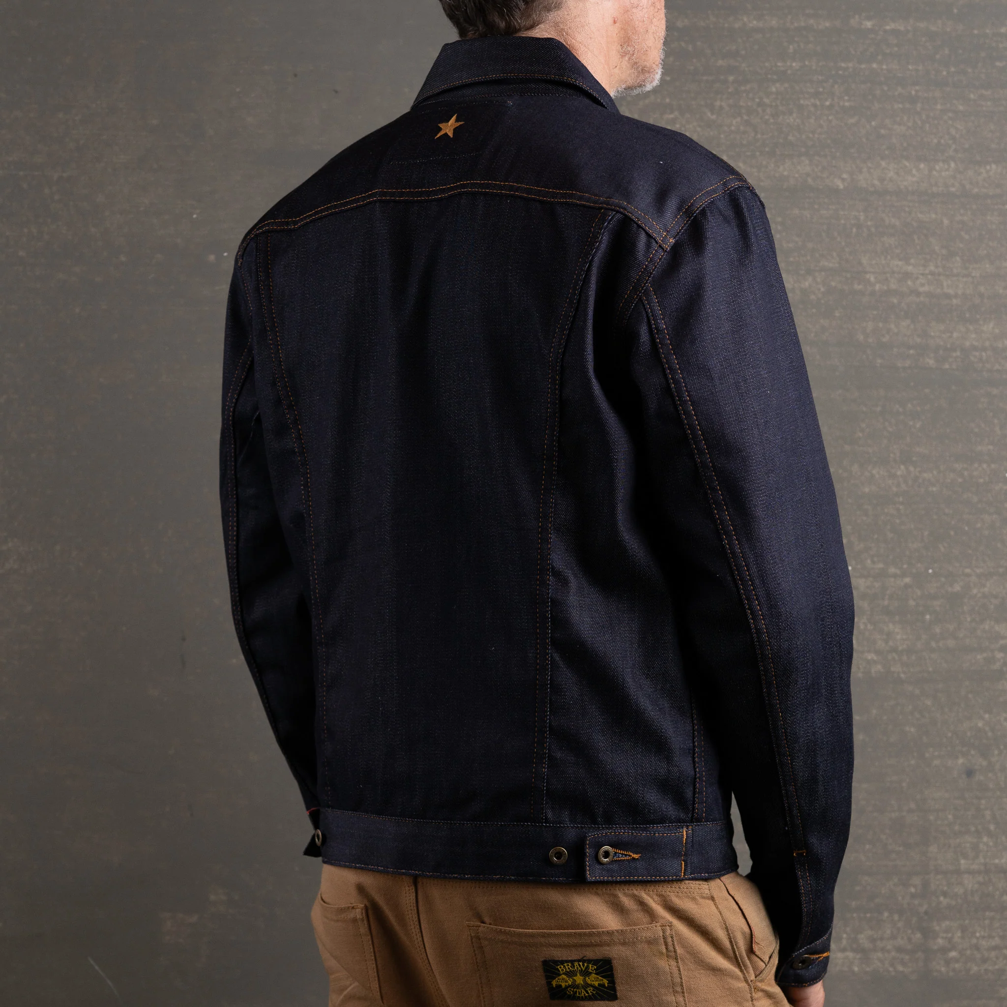 Ironside Jacket 9oz Red Sun Selvage Denim - Image 3