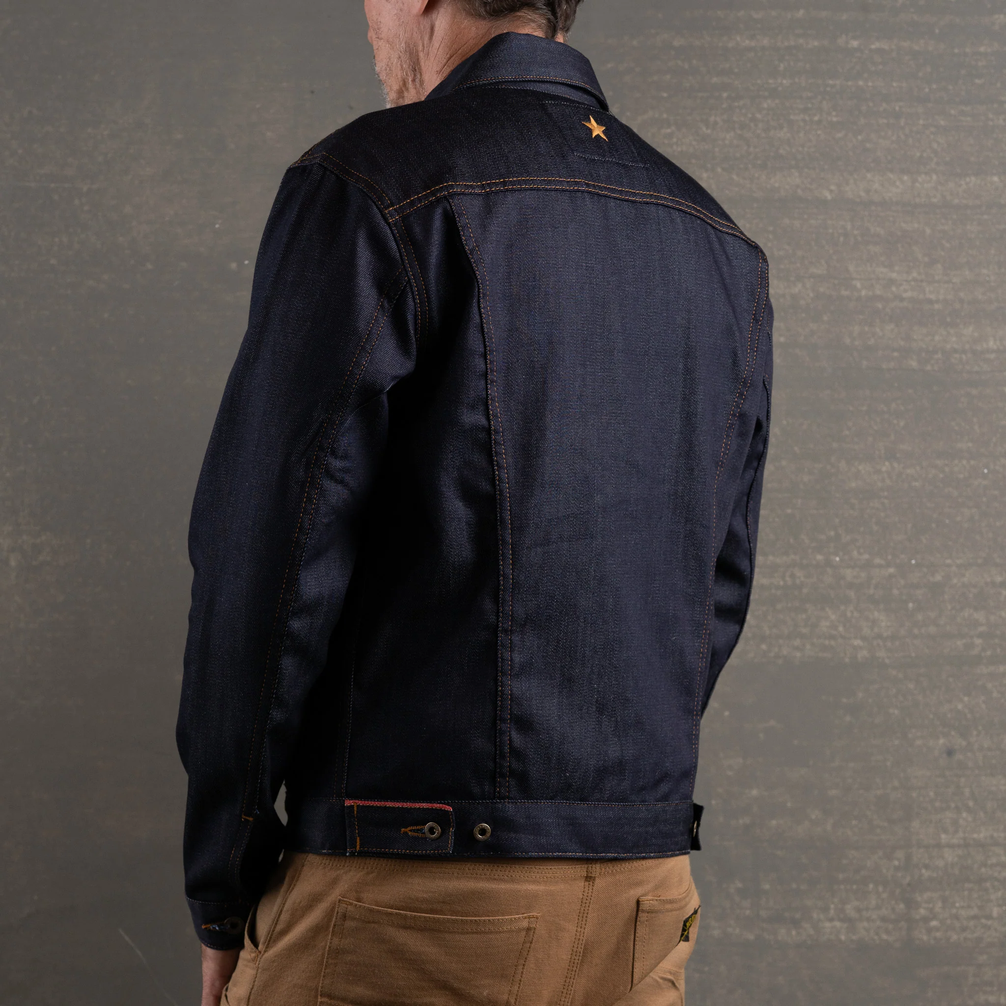 Ironside Jacket 9oz Red Sun Selvage Denim - Image 4