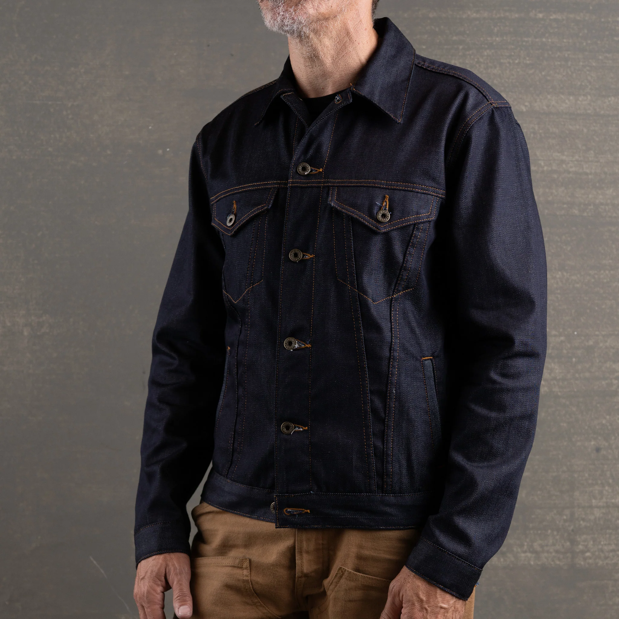 Ironside Jacket 9oz Red Sun Selvage Denim - Image 5