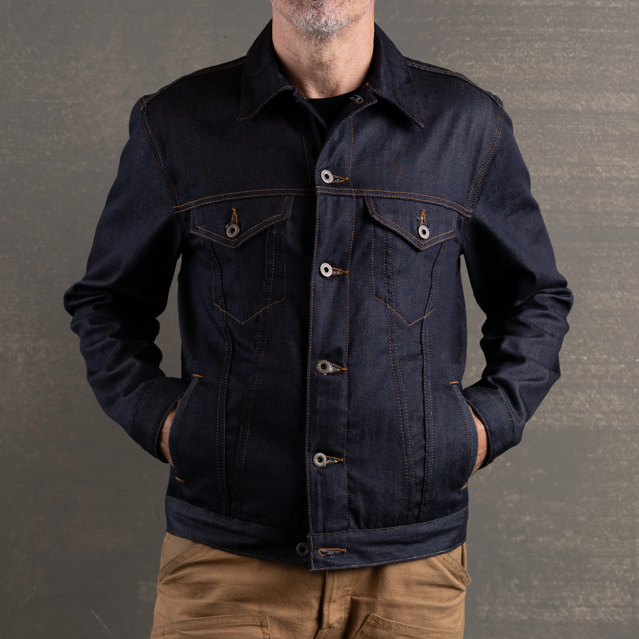 Ironside Jacket 9oz Red Sun Selvage Denim - Image 6