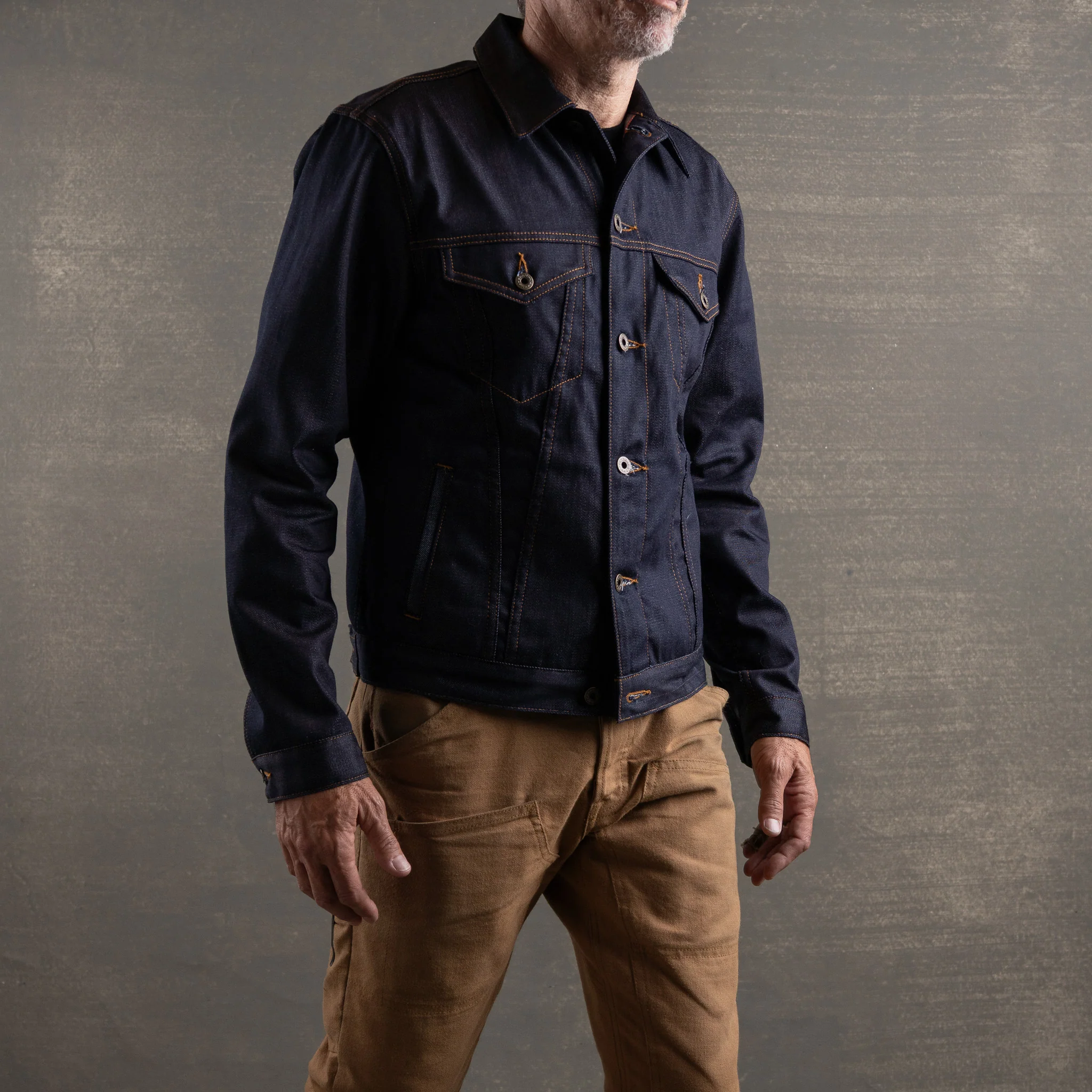 Ironside Jacket 9oz Red Sun Selvage Denim - Image 7
