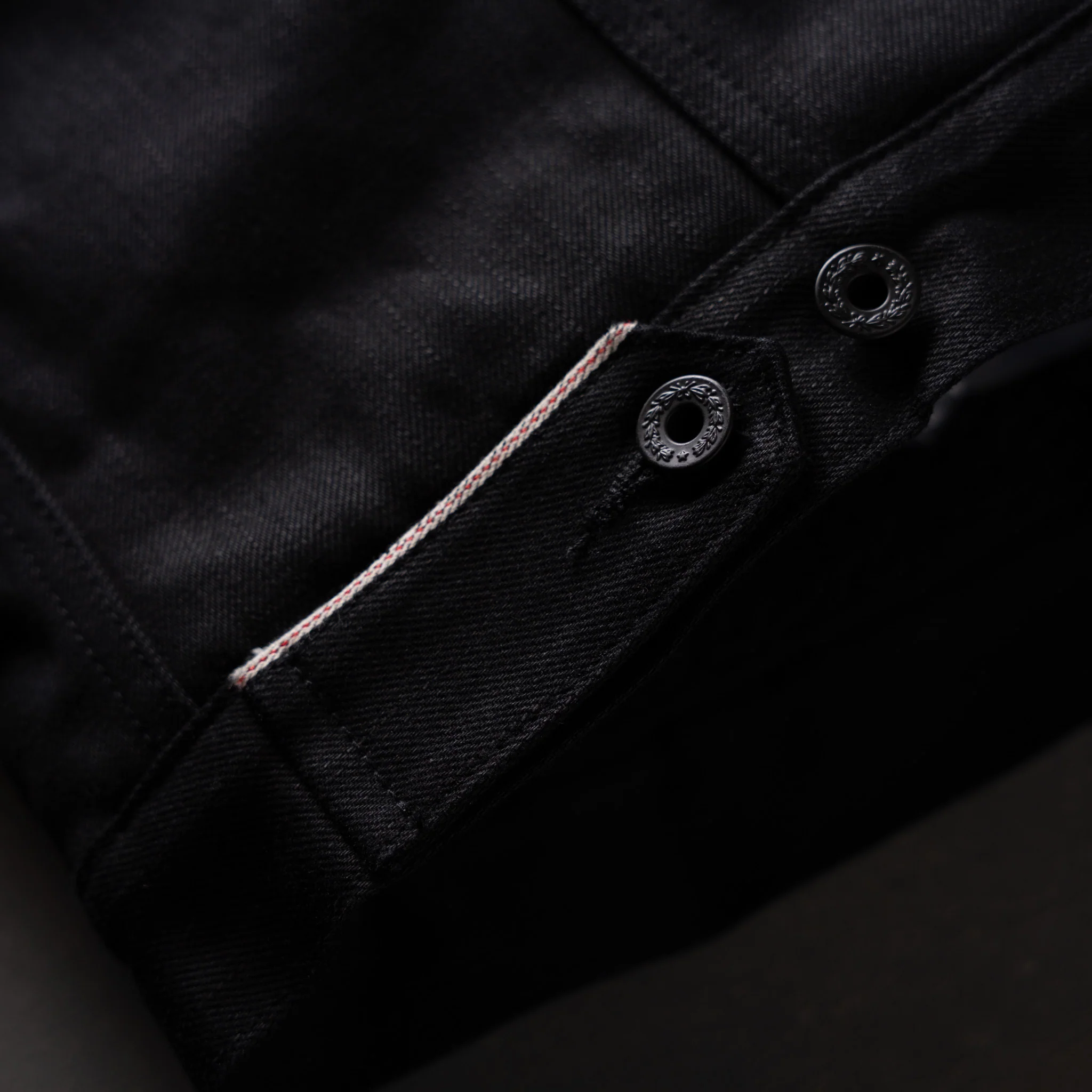 Ironside Sherpa Jacket 14oz Onyx Selvage Denim w/Black Sherpa - Image 14
