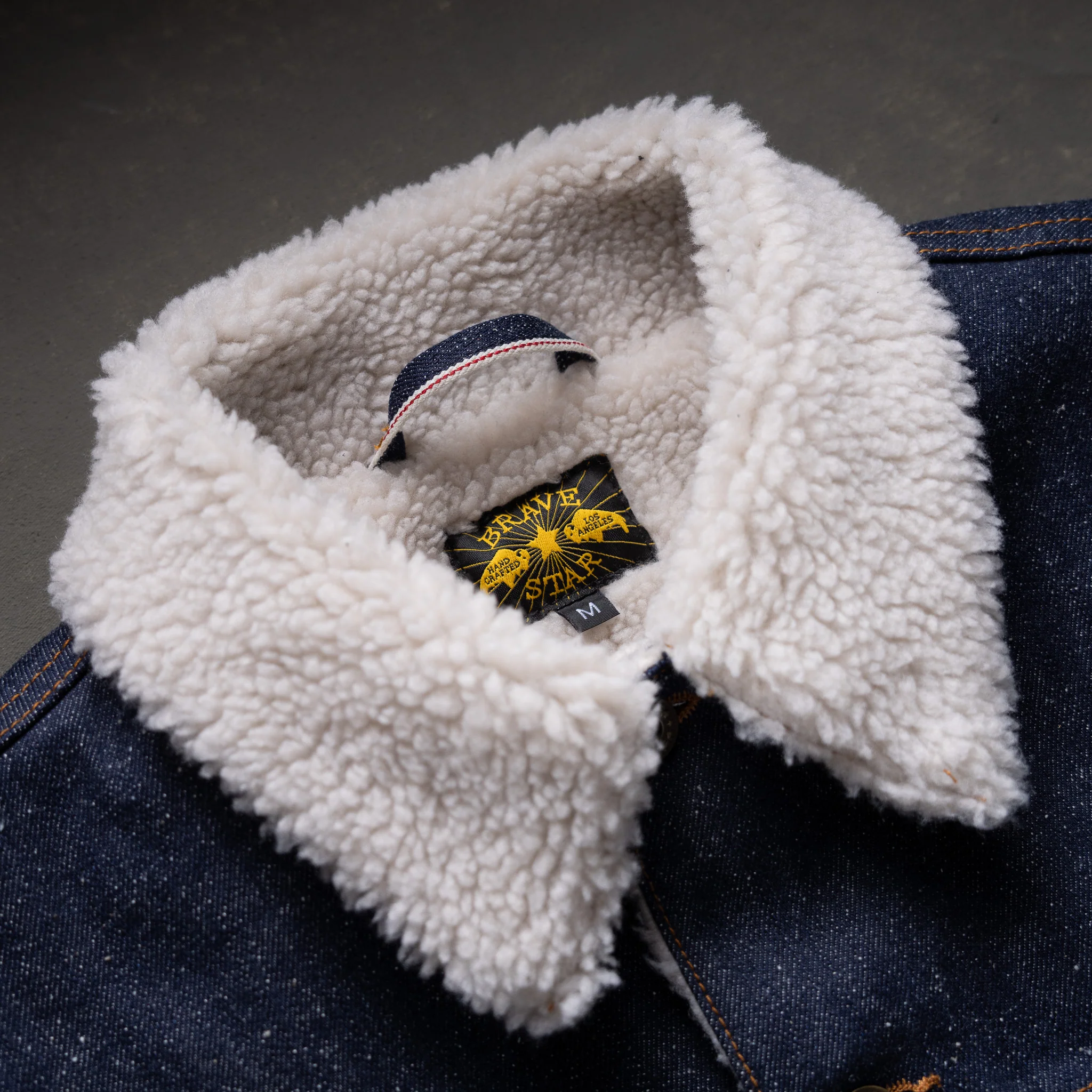 Ironside Sherpa Jacket 15oz Blizzard Selvage - Image 12