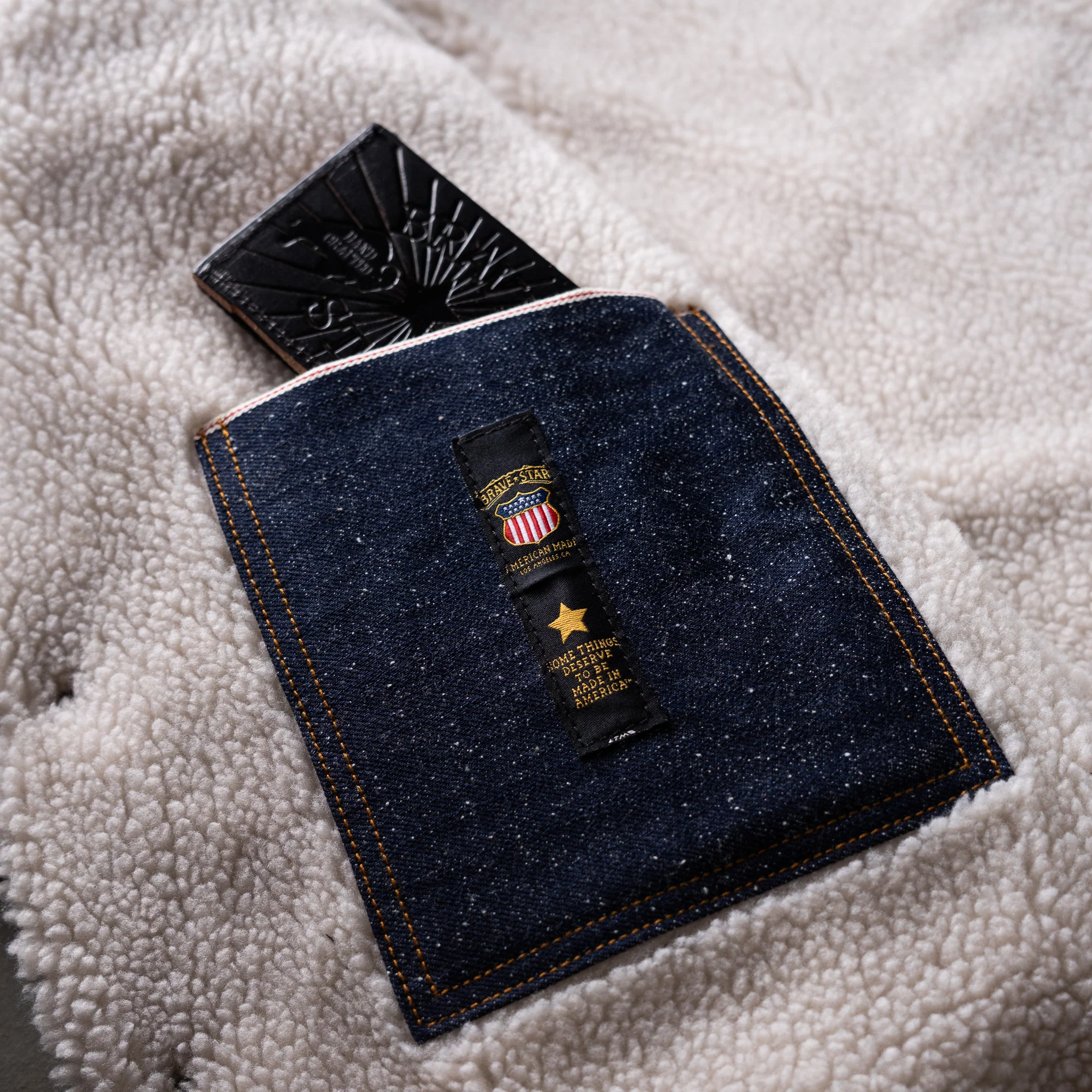 Ironside Sherpa Jacket 15oz Blizzard Selvage - Image 16