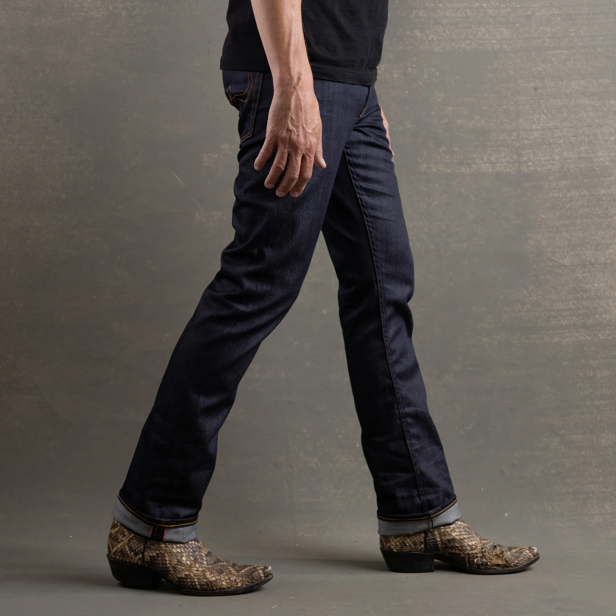 Mojave Western Cut 9oz Red Sun Selvage Denim - Image 6