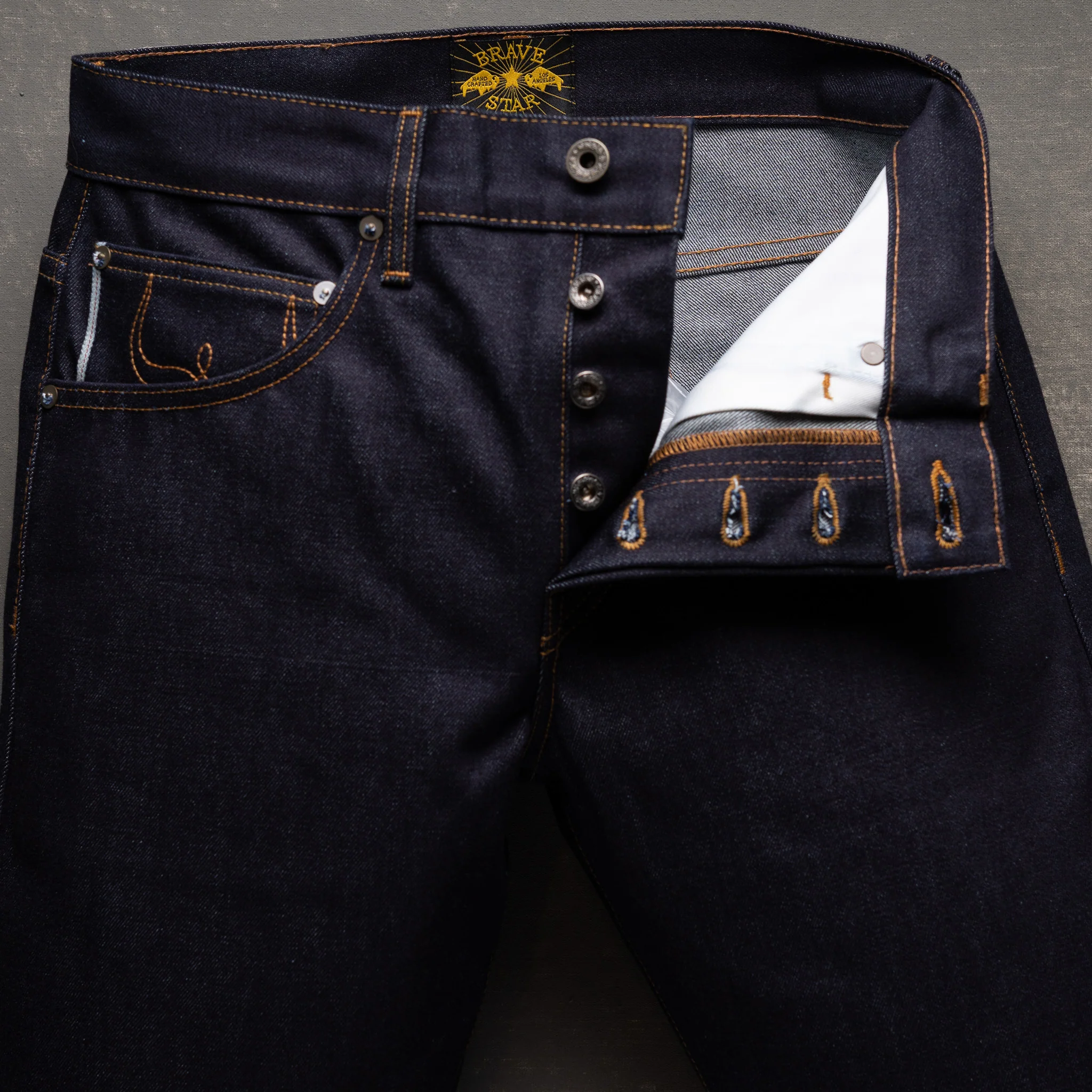 Mojave Western Cut 16.5oz 'Blue Blood' Selvage Denim - Image 10