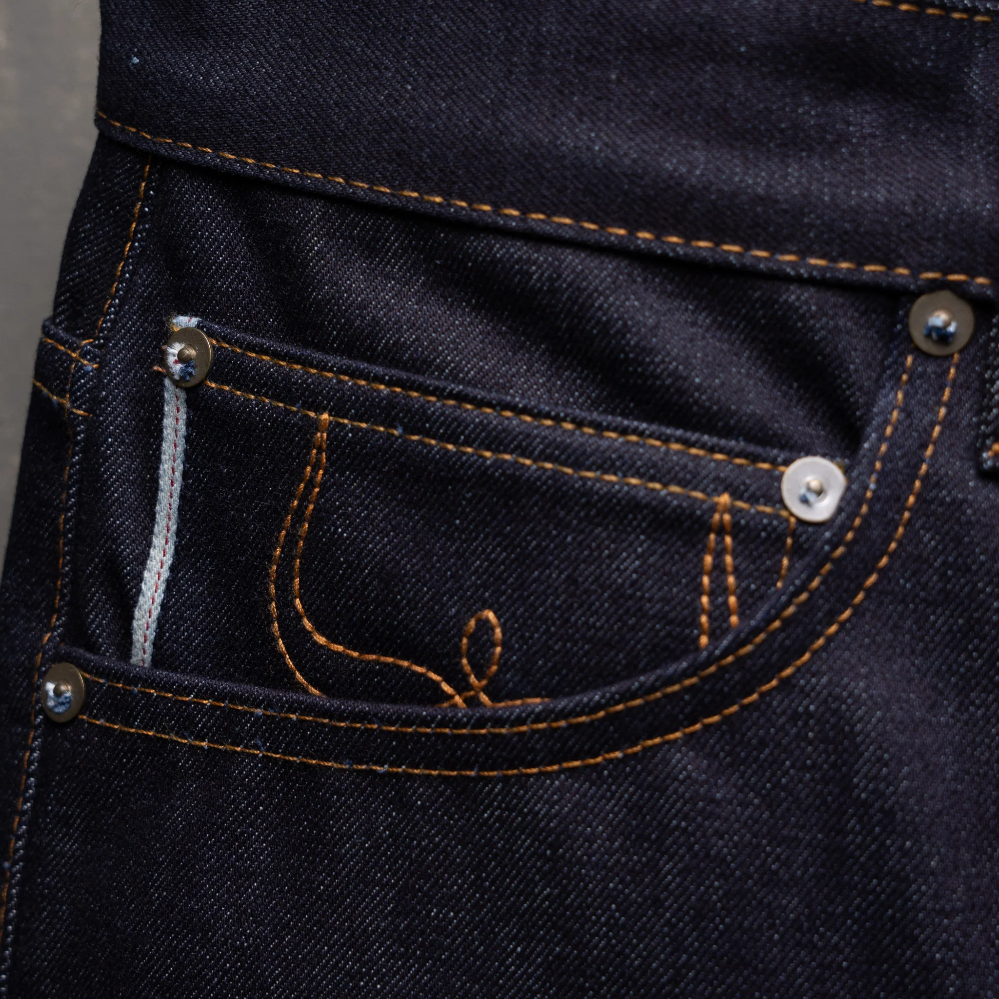 Mojave Western Cut 16.5oz 'Blue Blood' Selvage Denim - Image 12
