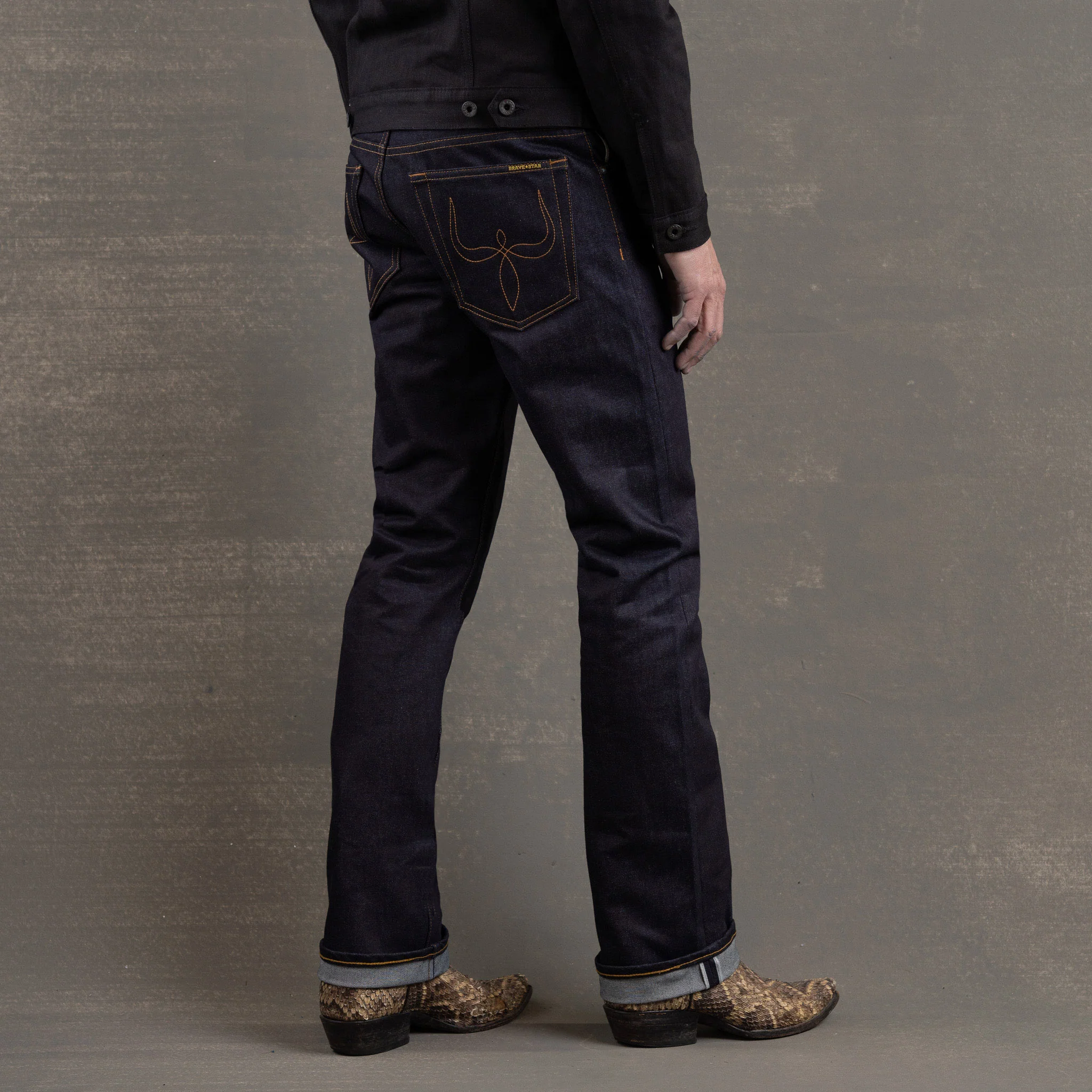 Mojave Western Cut 16.5oz 'Blue Blood' Selvage Denim - Image 3