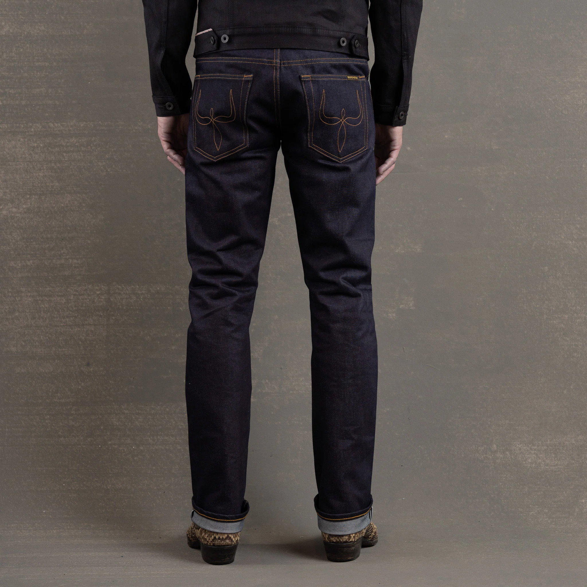 Mojave Western Cut 16.5oz 'Blue Blood' Selvage Denim - Image 5