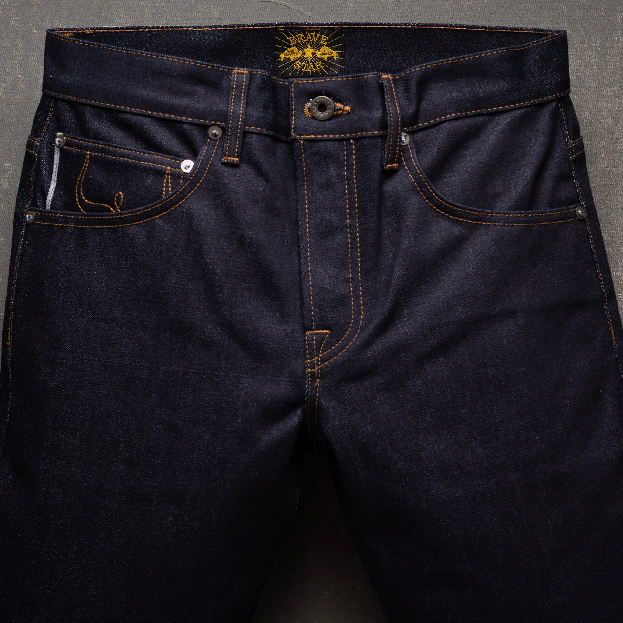 Mojave Western Cut 16.5oz 'Blue Blood' Selvage Denim - Image 9