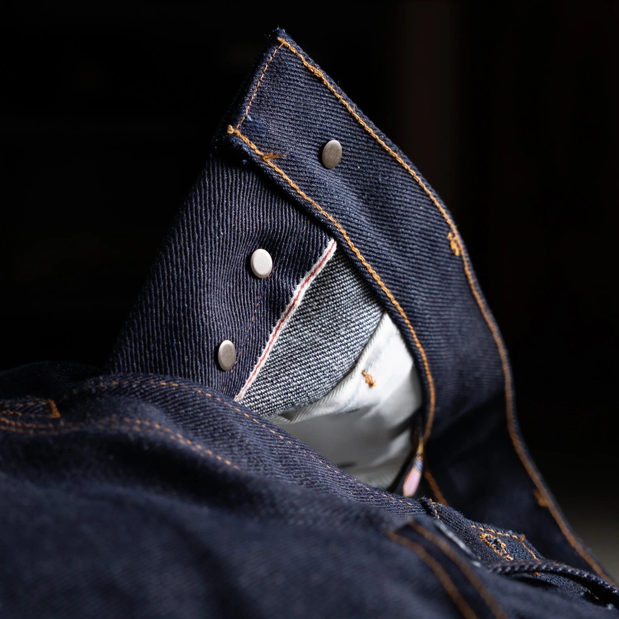 Mojave Western Cut 21.5oz Gauntlet Japan Selvage Denim - Image 10