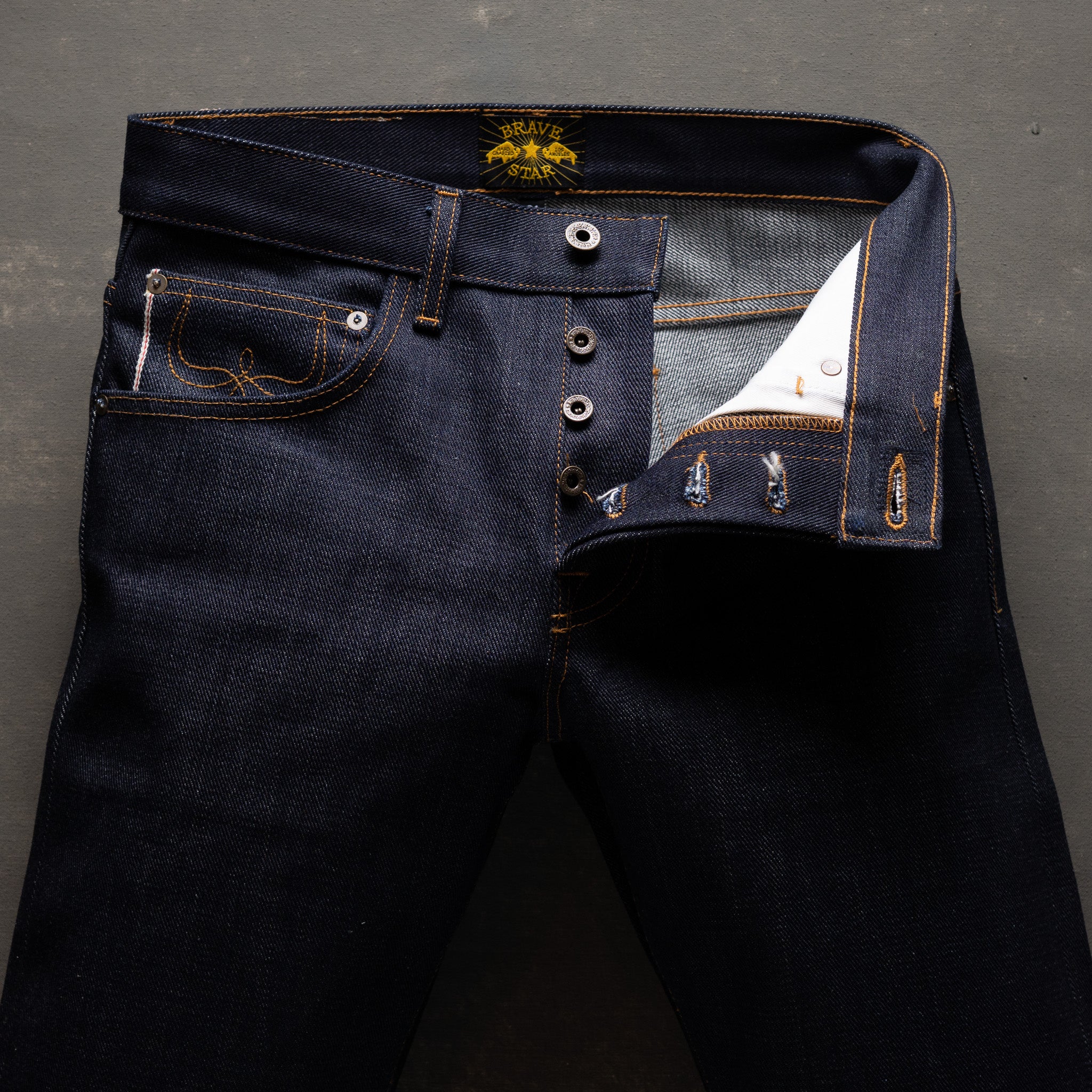 Mojave Western Cut 21.5oz Gauntlet Japan Selvage Denim - Image 11