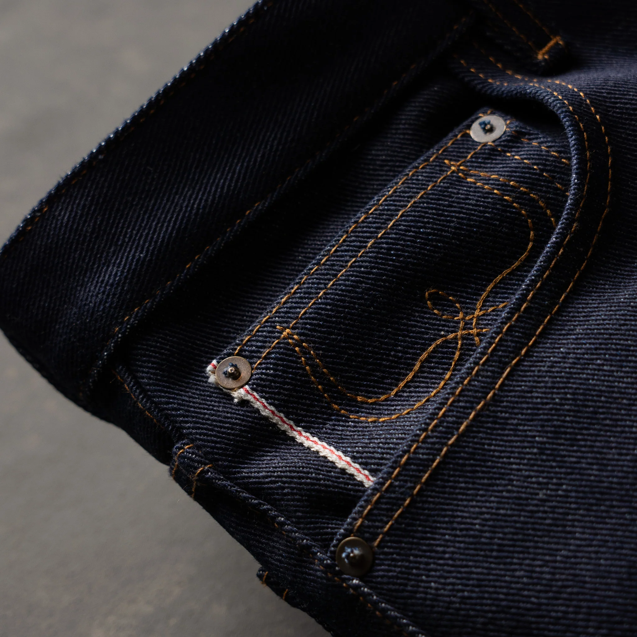 Mojave Western Cut 21.5oz Gauntlet Japan Selvage Denim - Image 9