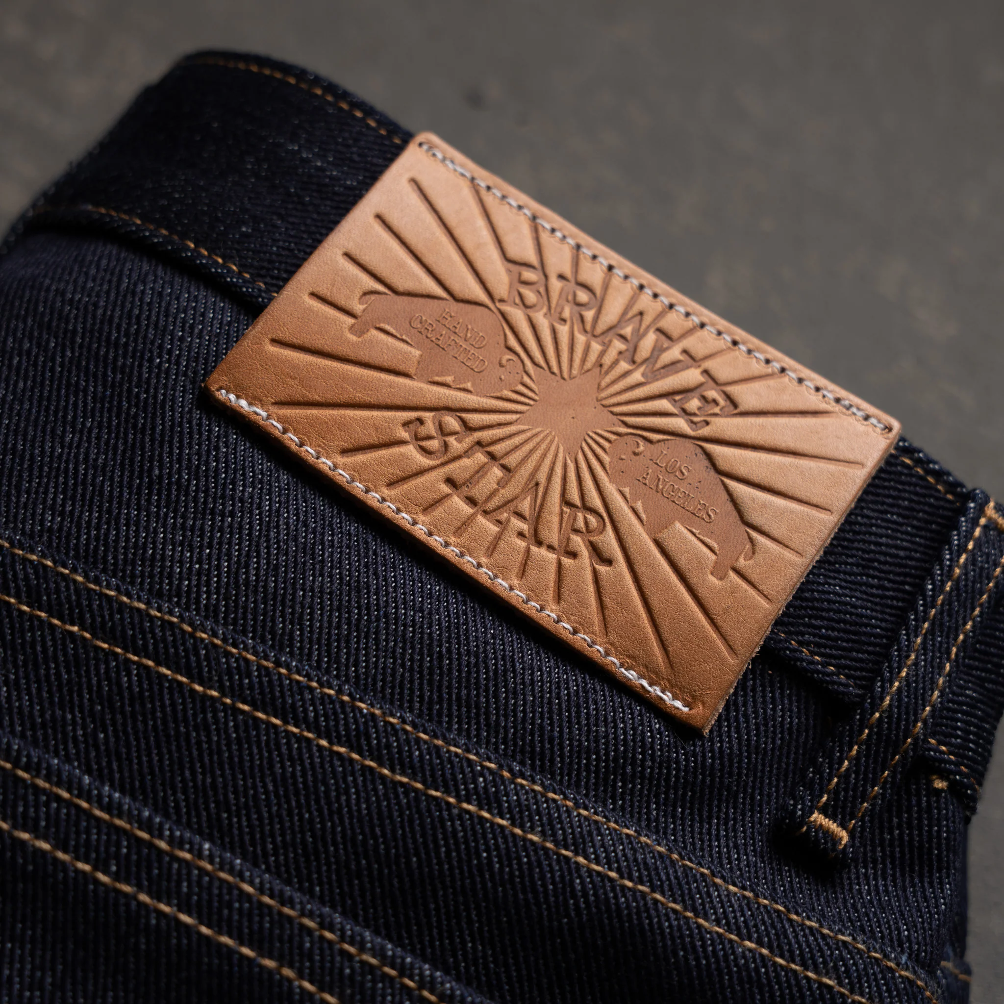 True Straight 21.5oz Dark Gauntlet Heavyweight Selvage Denim - Image 10