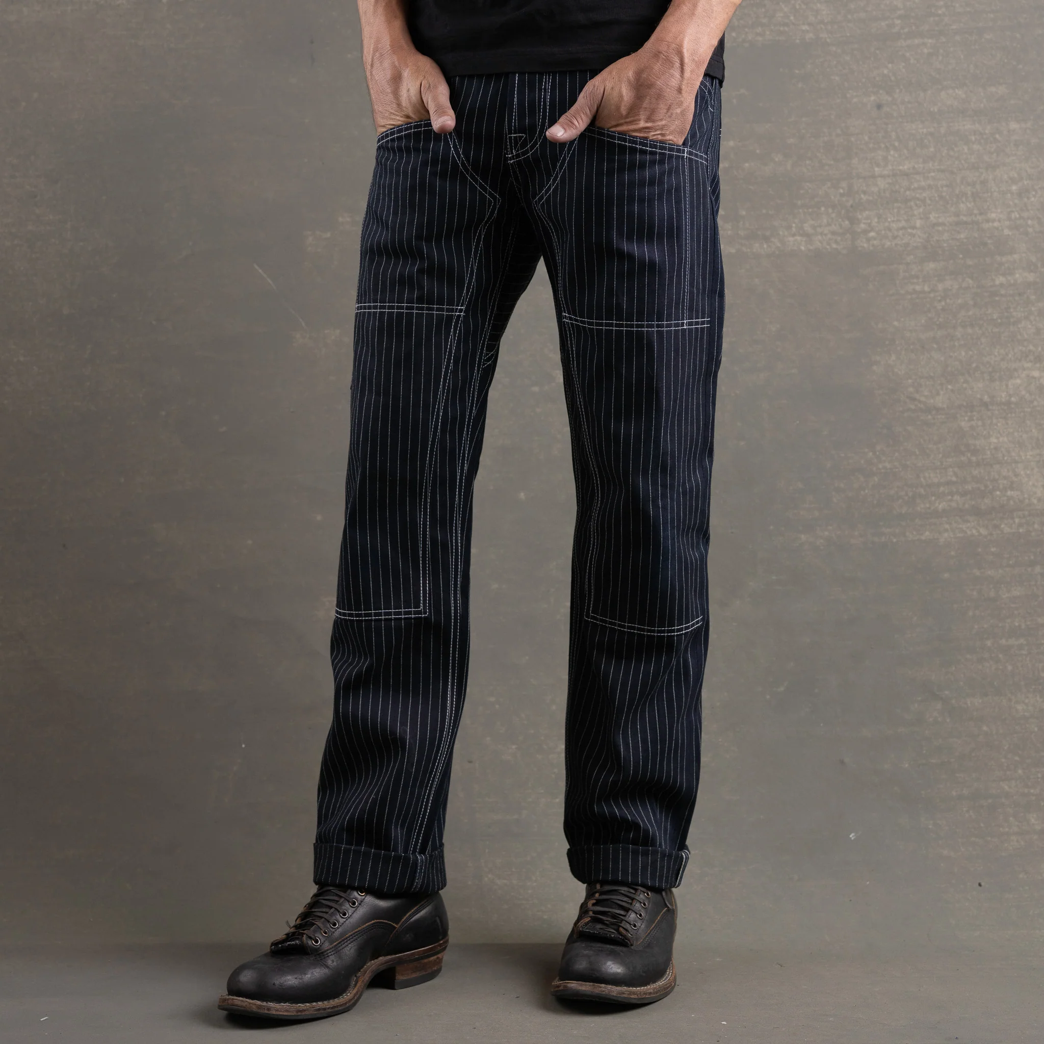 Die Hard Double Knee Straight Leg 14oz Wabash Selvage Denim - Image 3