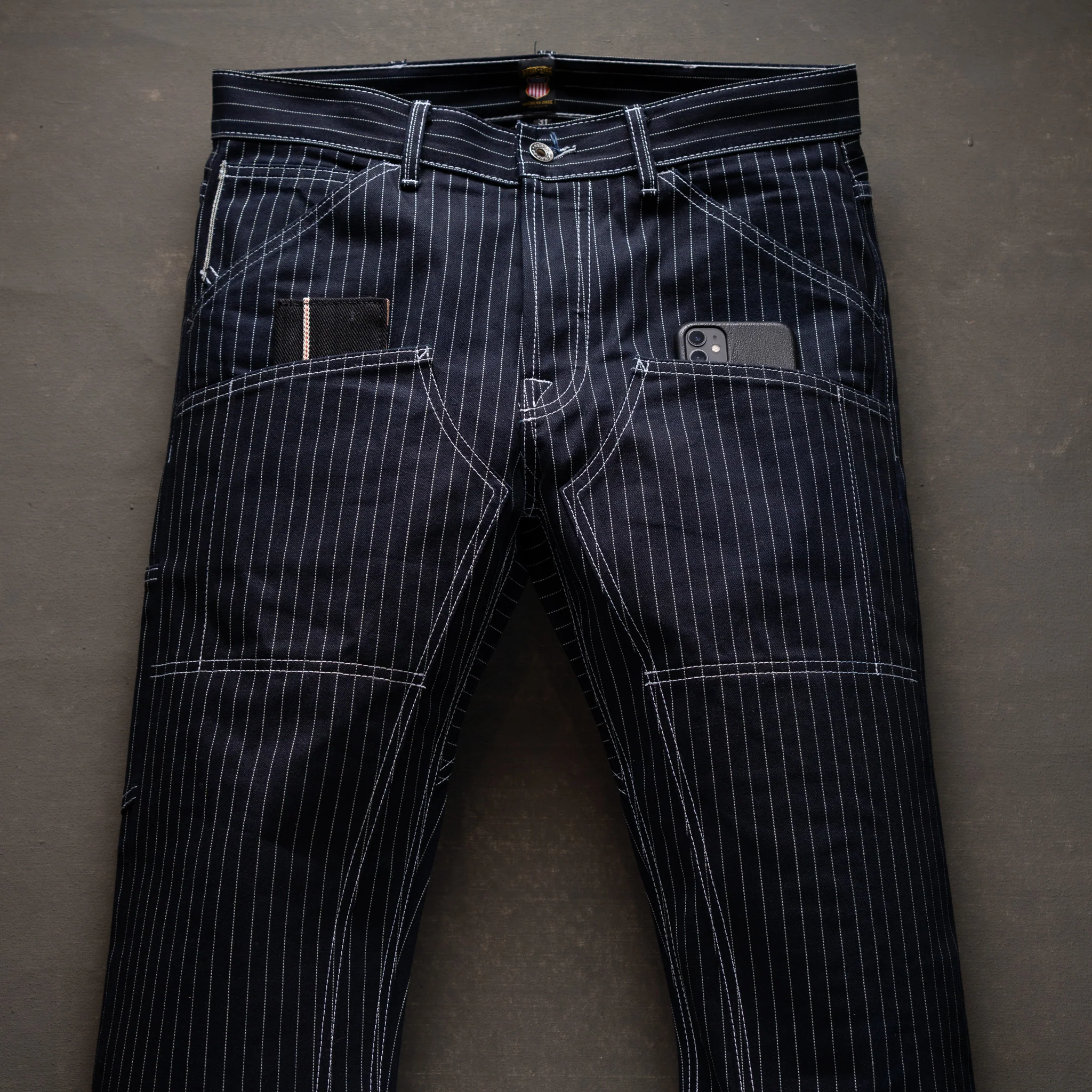 Die Hard Double Knee Straight Leg 14oz Wabash Selvage Denim - Image 6