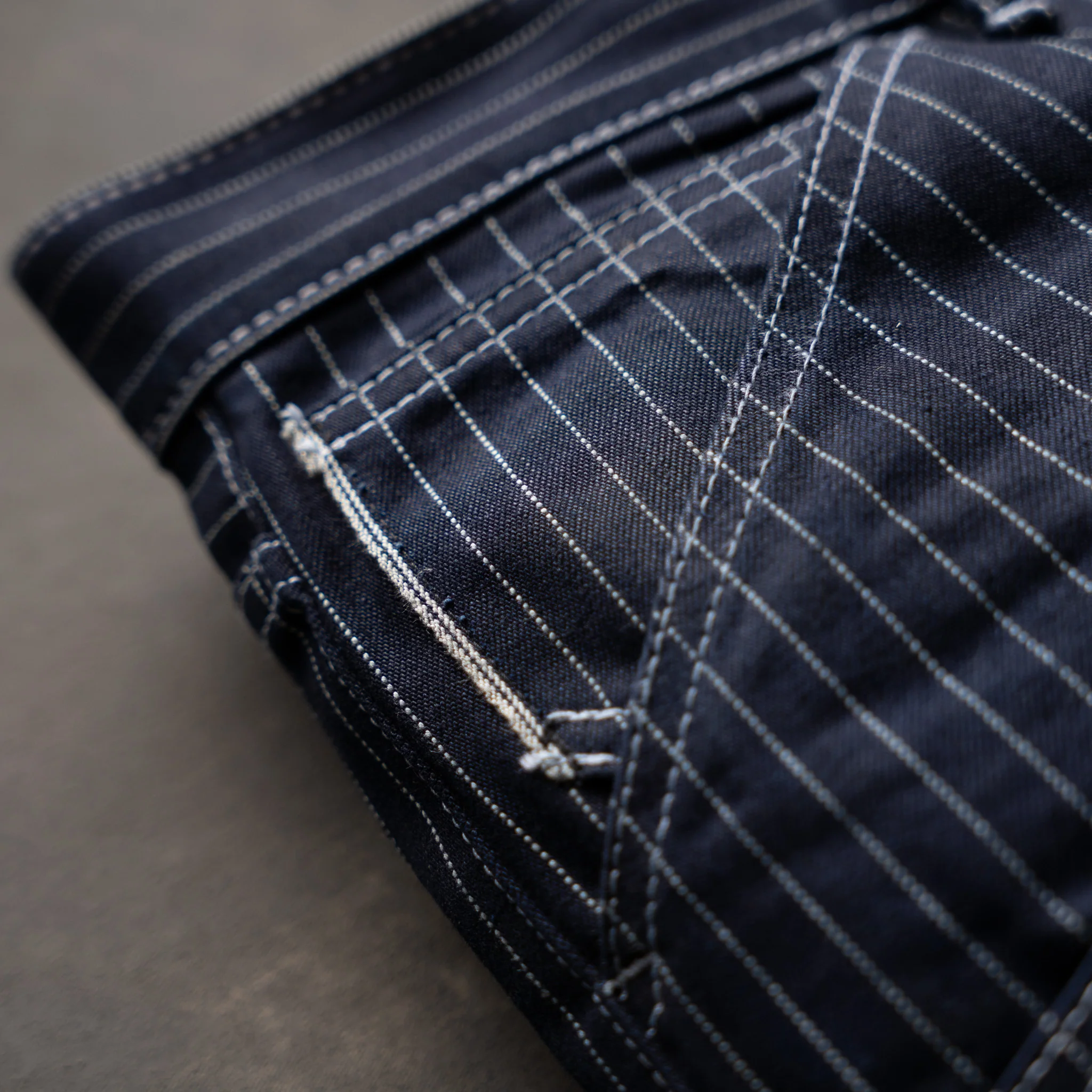 Die Hard Double Knee Straight Leg 14oz Wabash Selvage Denim - Image 9