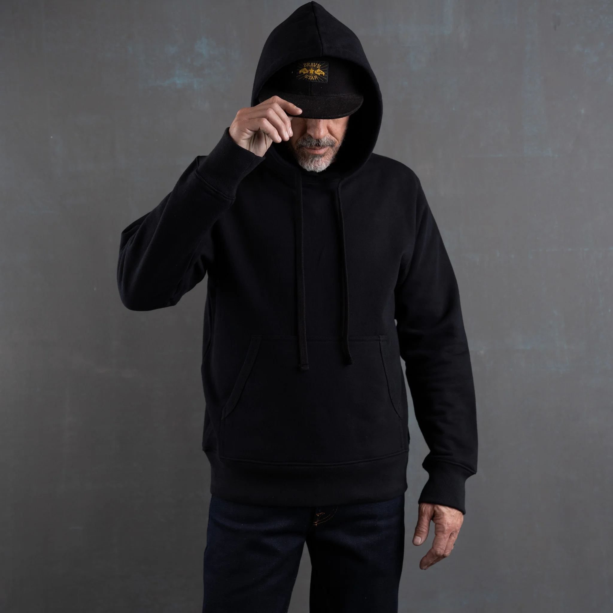 Glory Days Heavyweight Black Fleece Pullover Hoodie - Image 3