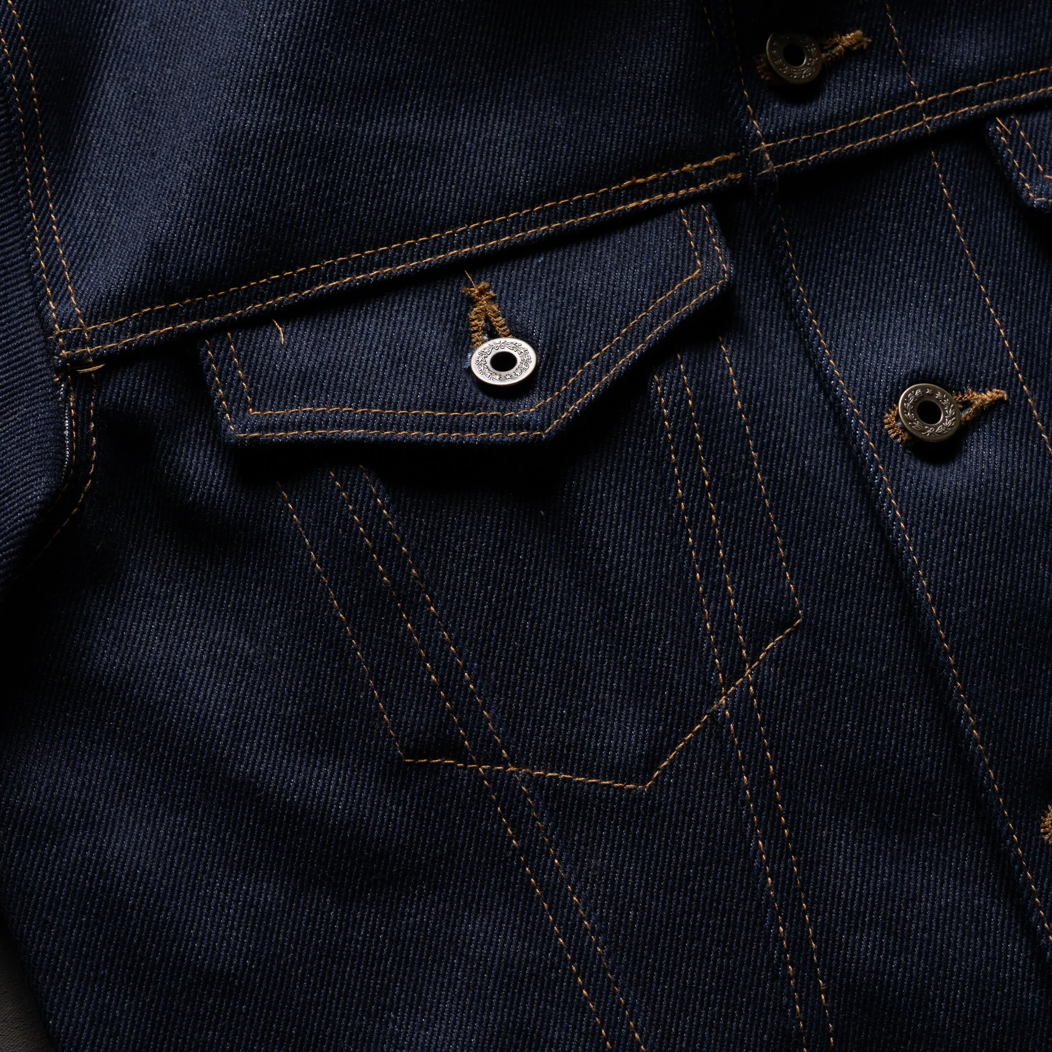 Ironside 21.5oz Dark Gauntlet Selvage Denim Jacket - Image 10