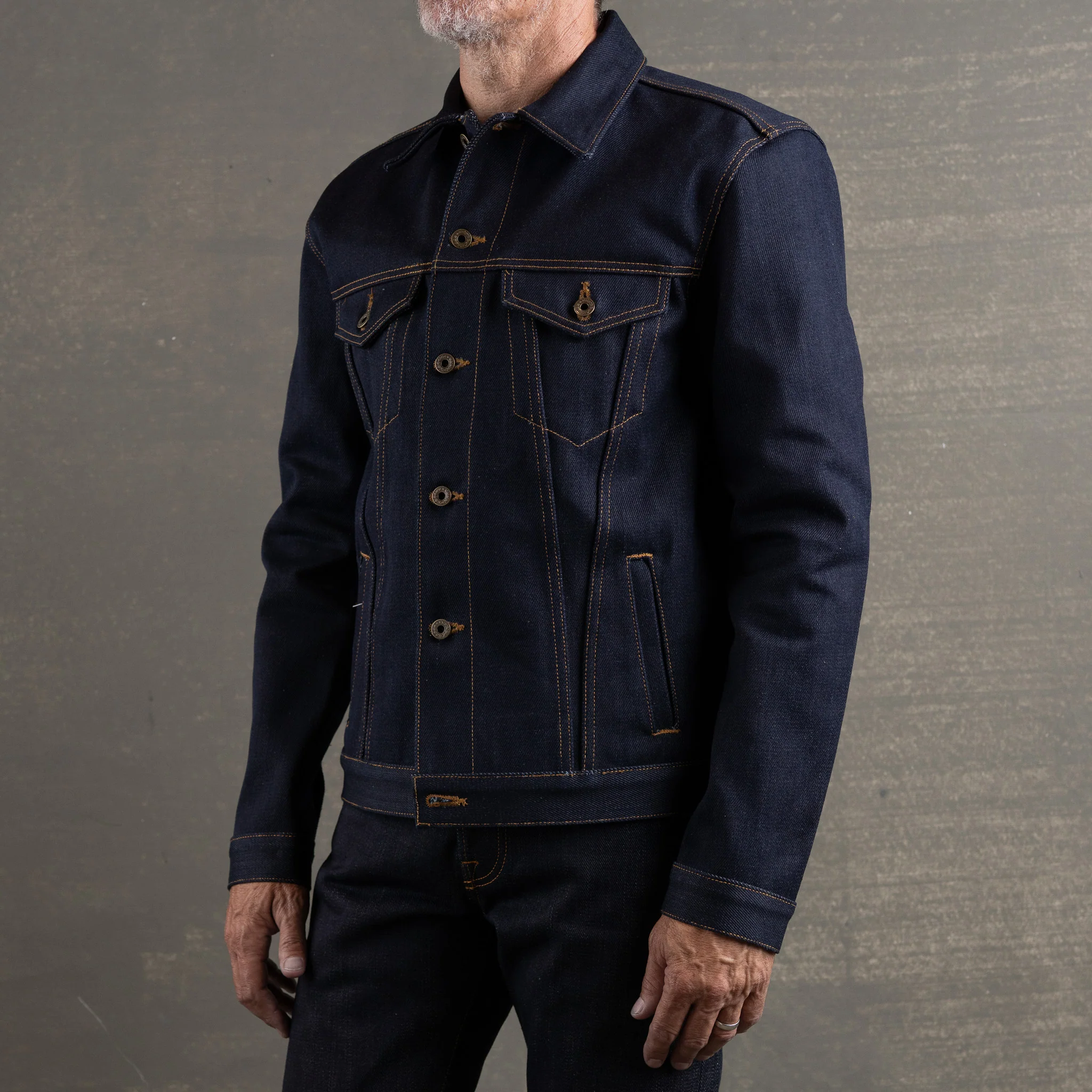 Ironside 21.5oz Dark Gauntlet Selvage Denim Jacket - Image 4