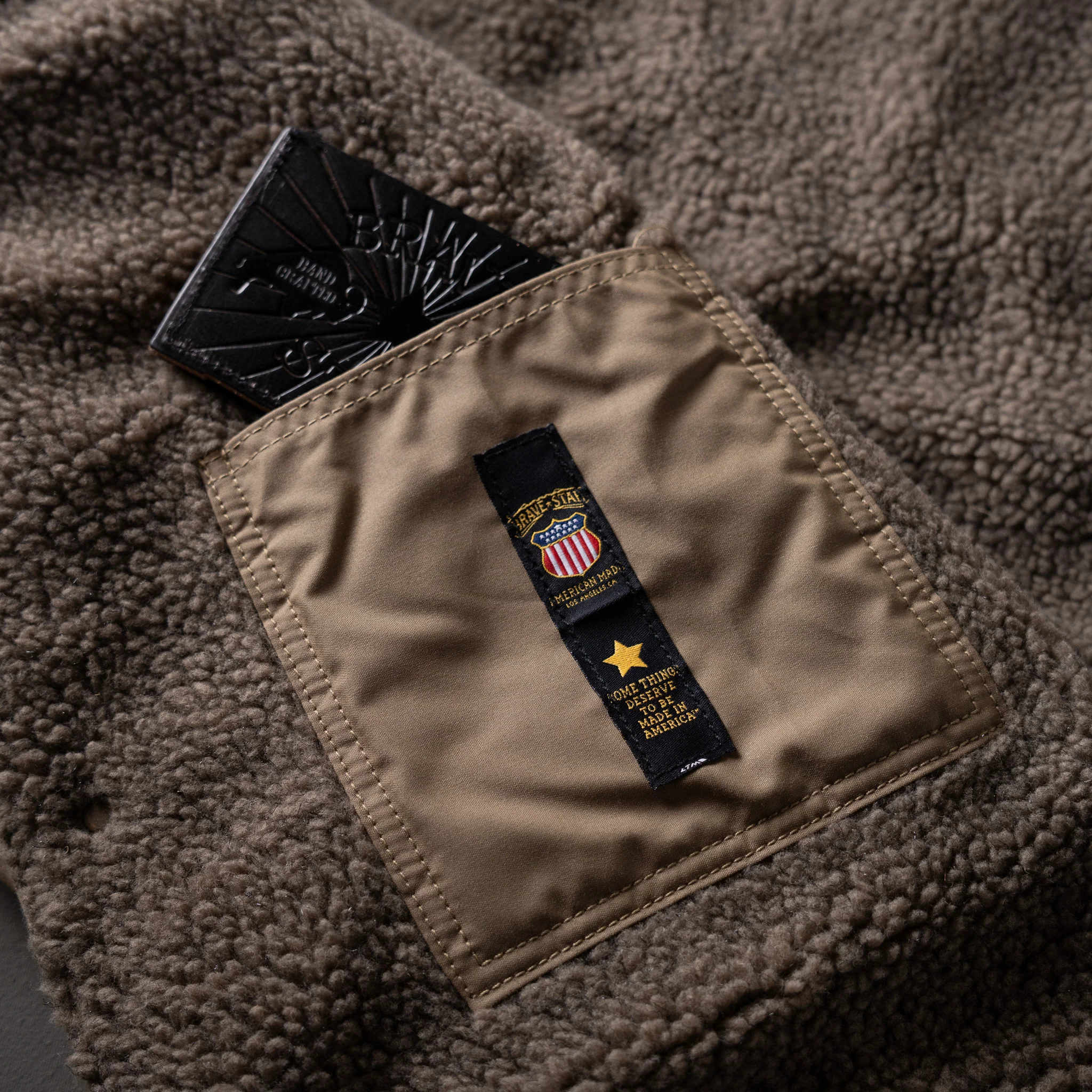 Ironside Wax Sherpa Fleece Jacket - Coyote Tan - Image 17