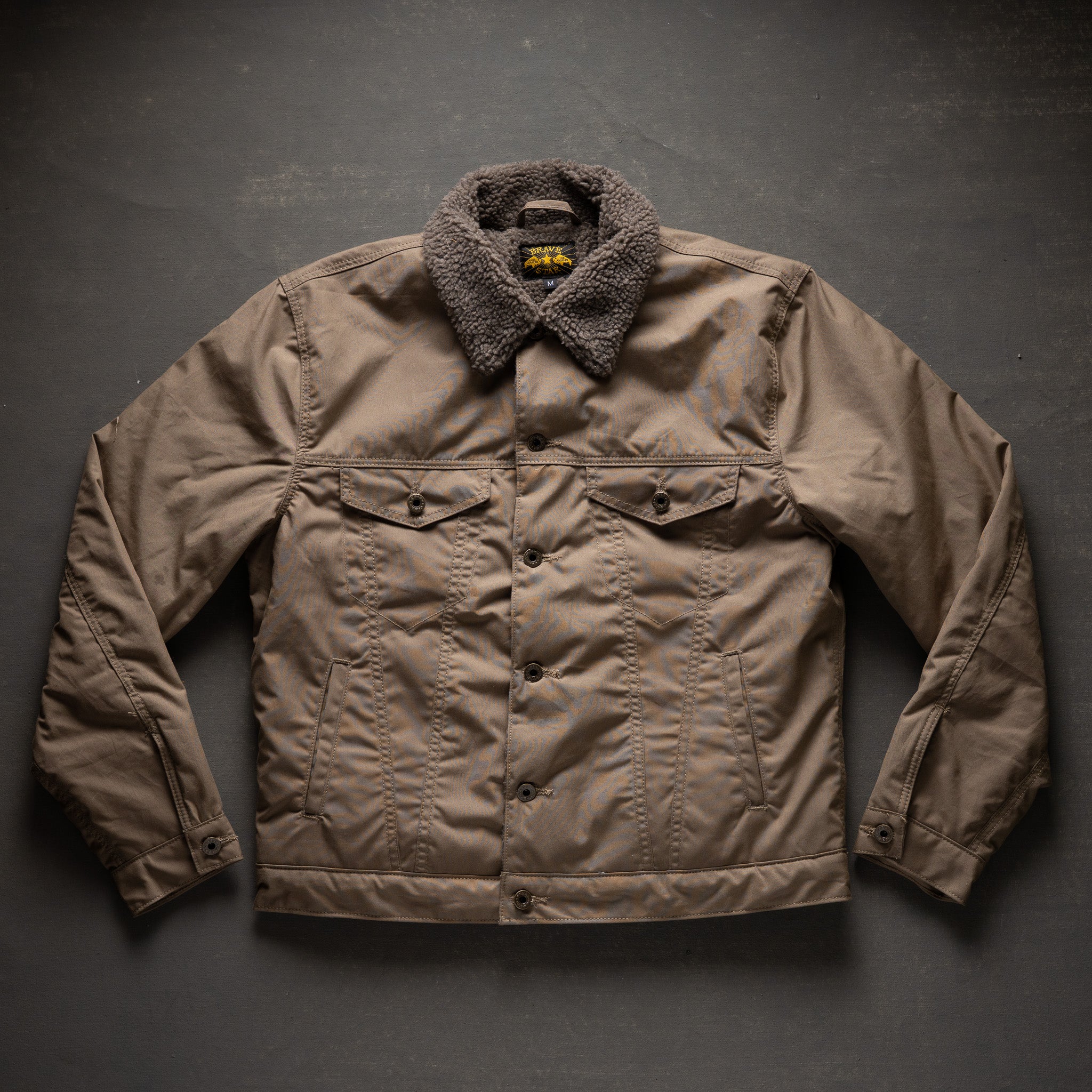 Ironside Wax Sherpa Fleece Jacket - Coyote Tan - Image 9