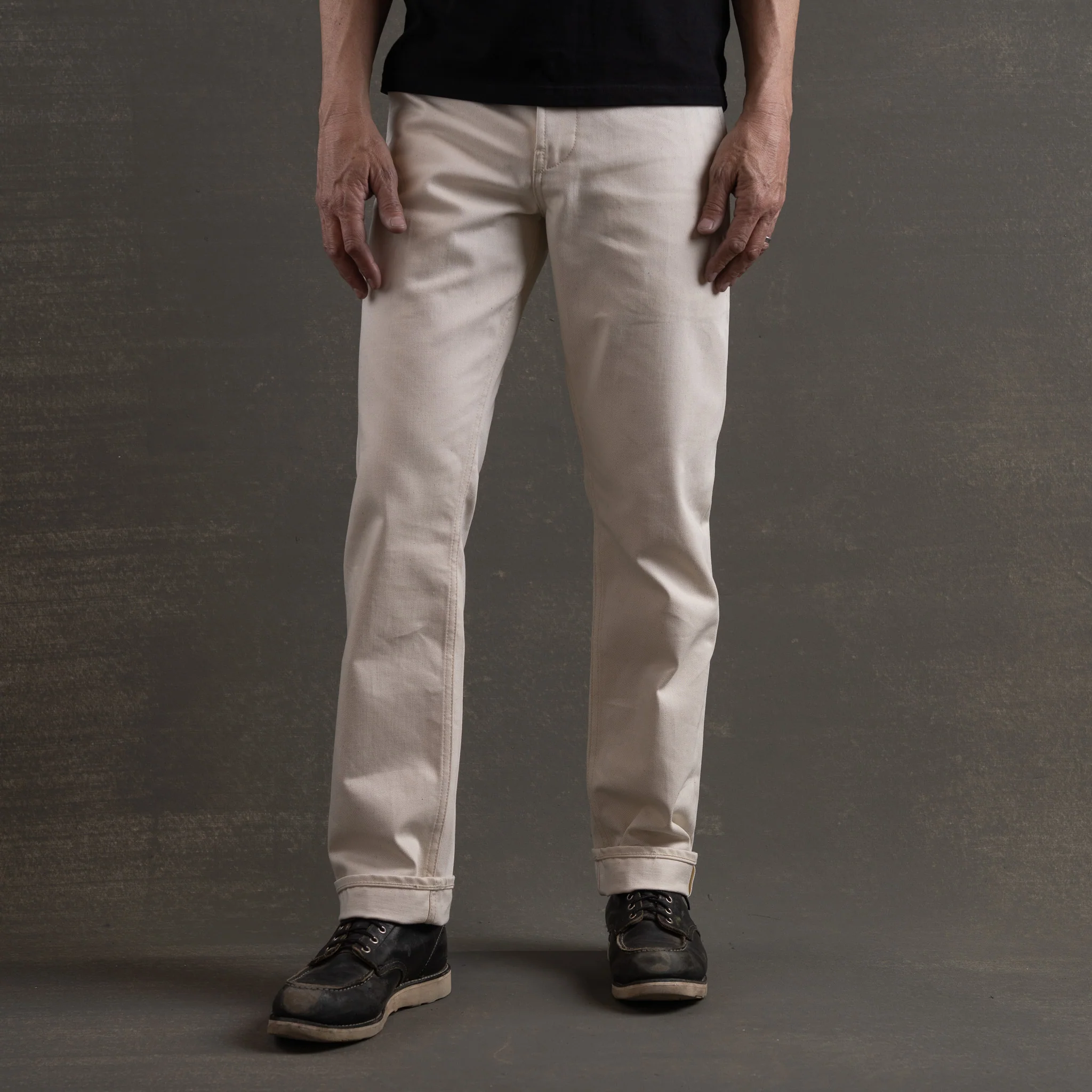 Marshal Selvage Chino 12oz Desert Bone Selvage Denim - Image 3