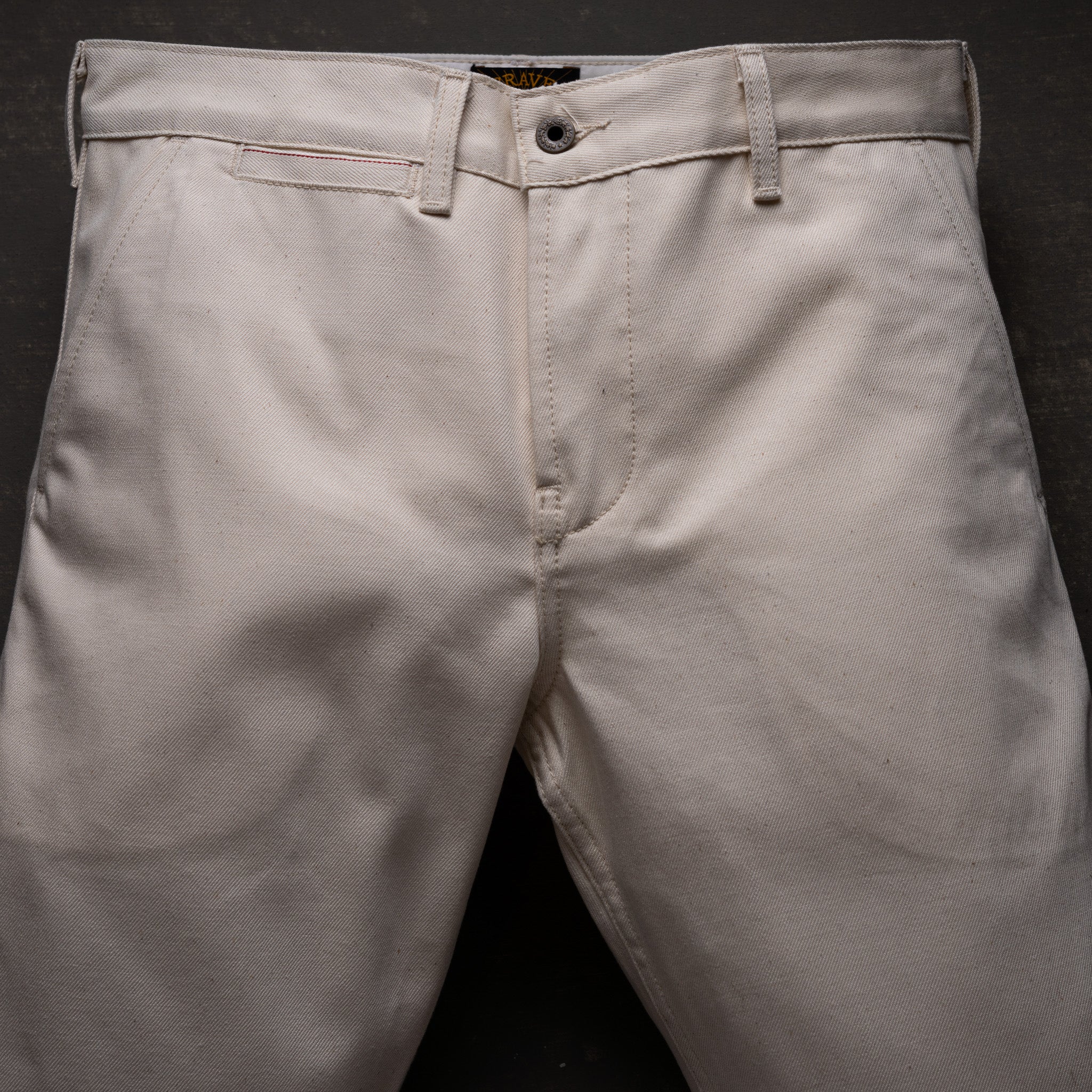 Marshal Selvage Chino 12oz Desert Bone Selvage Denim - Image 5