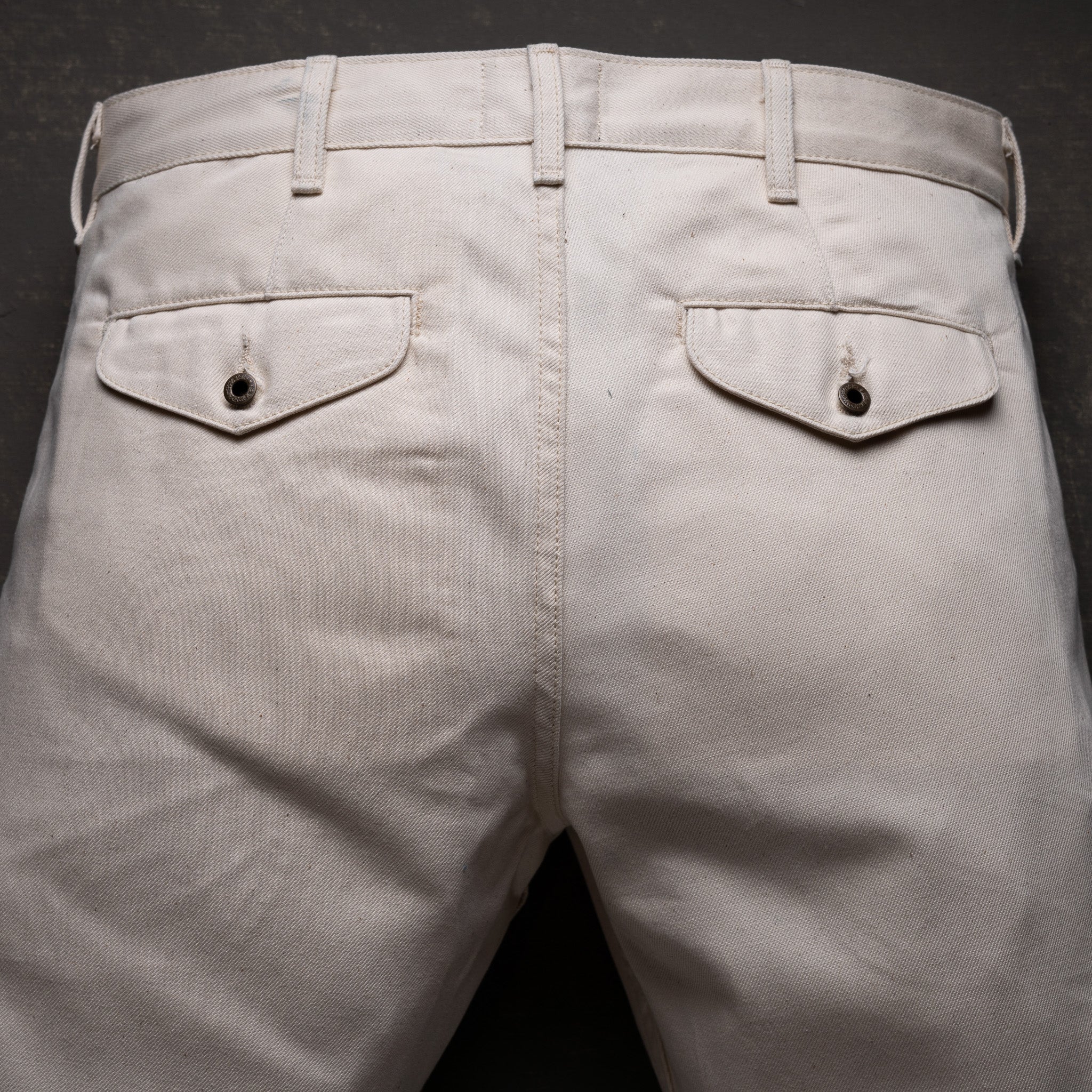 Marshal Selvage Chino 12oz Desert Bone Selvage Denim - Image 7
